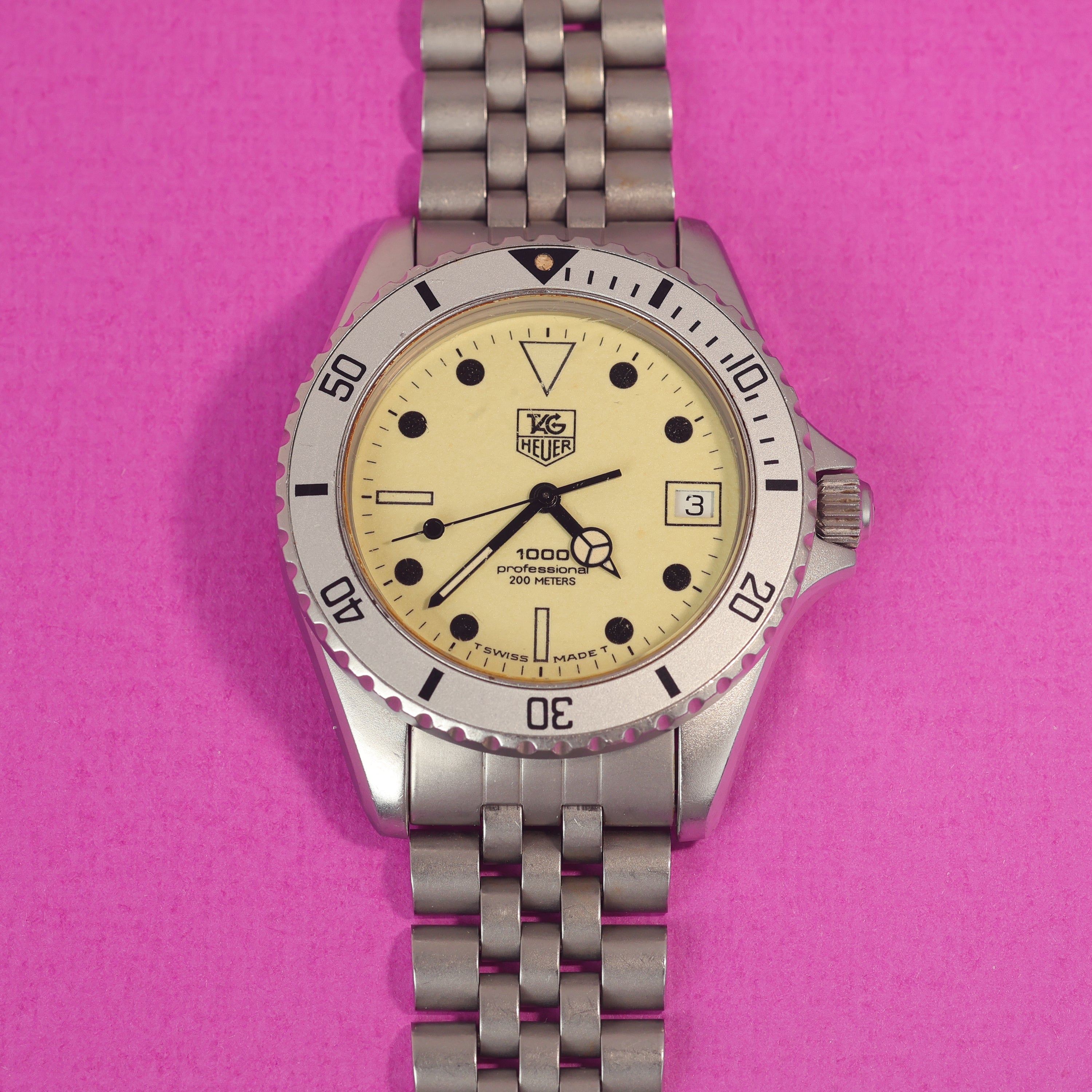 Tag Heuer Professional 1000 Ref. 989.113N Night Diver Box and Papers