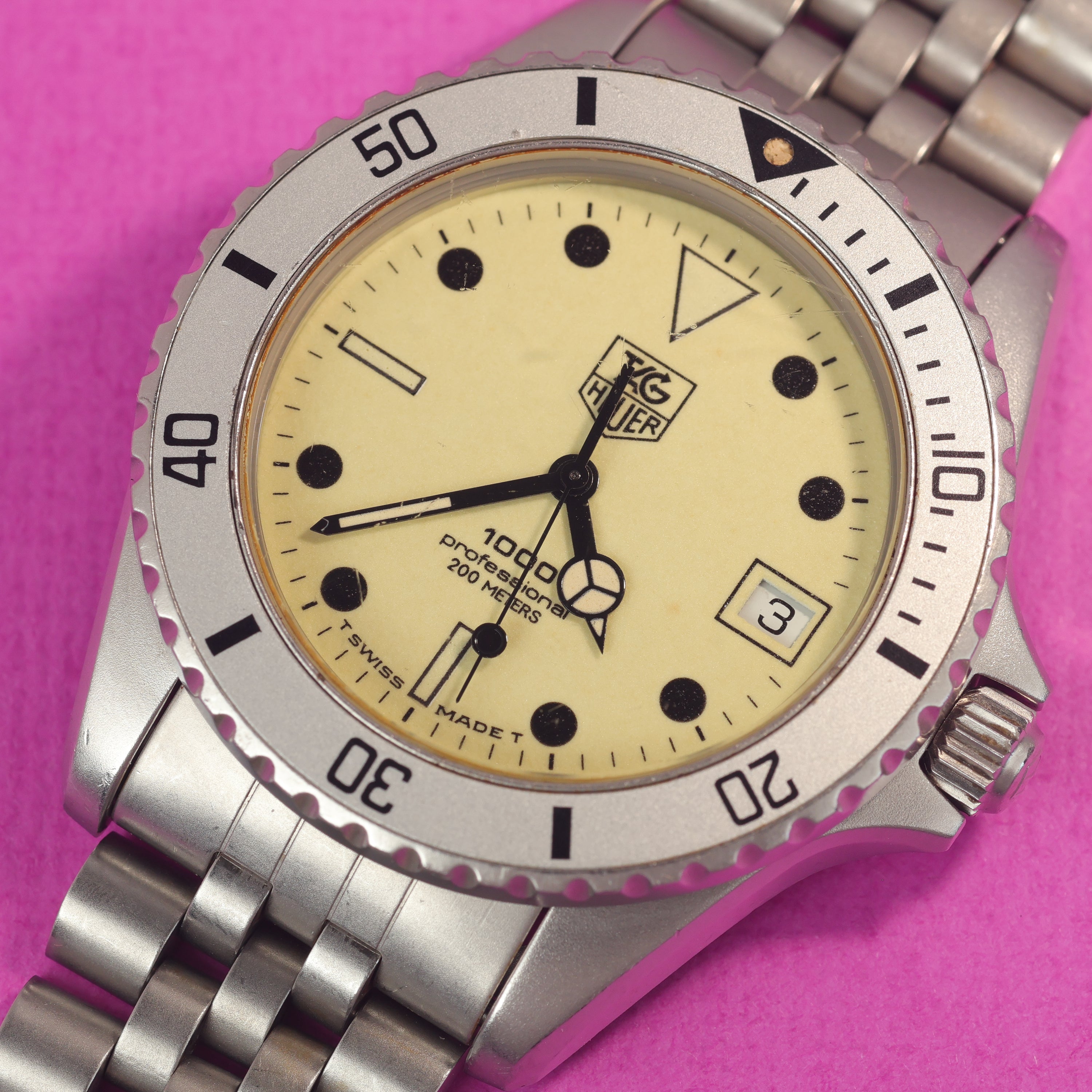 Tag Heuer Professional 1000 Ref. 989.113N Night Diver Box and Papers