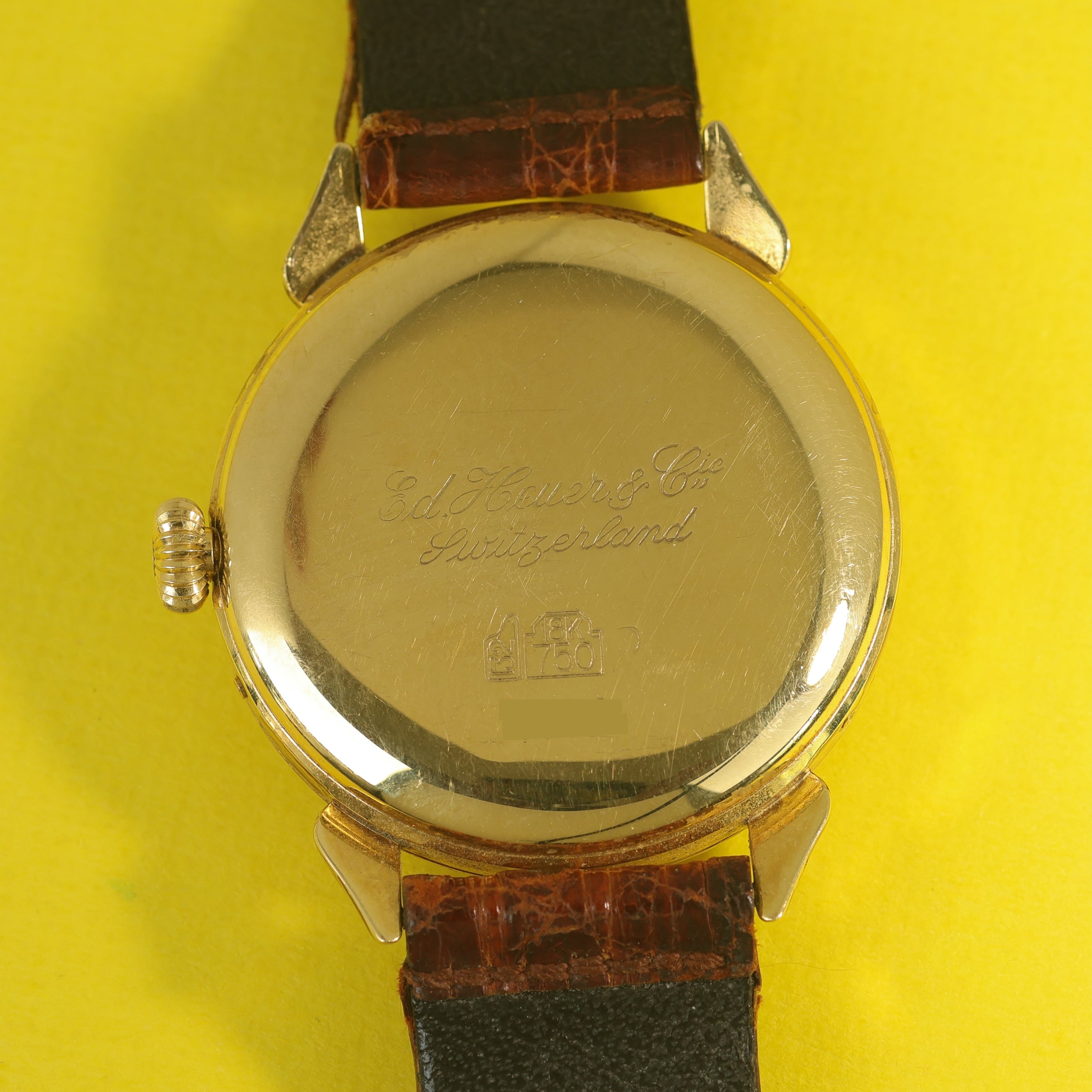 Ed Heuer & Cie. 125th Anniversary Triple Date 18K Yellow Gold