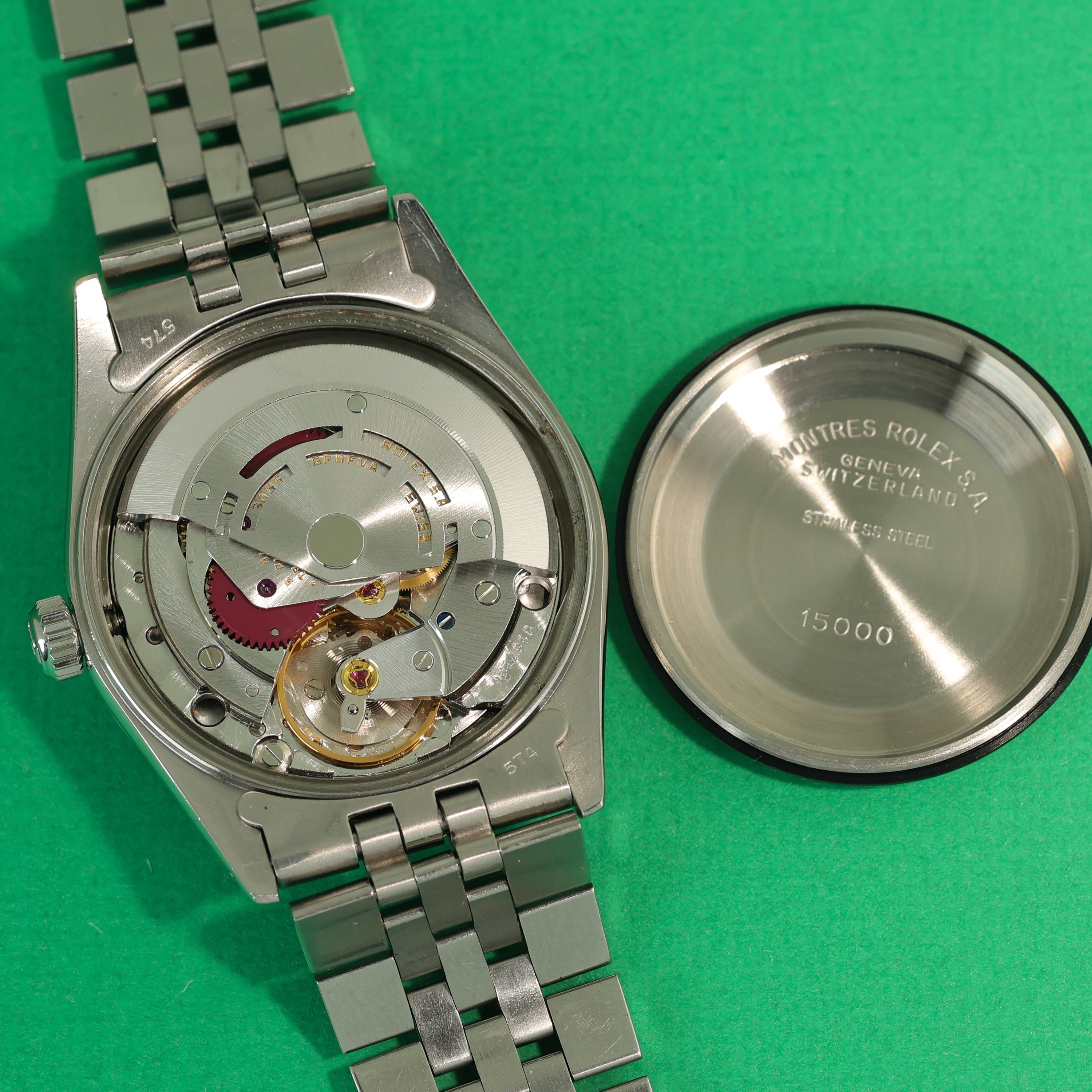 Rolex Oyster Perpetual Date Ref. 15000 White Roman Dial