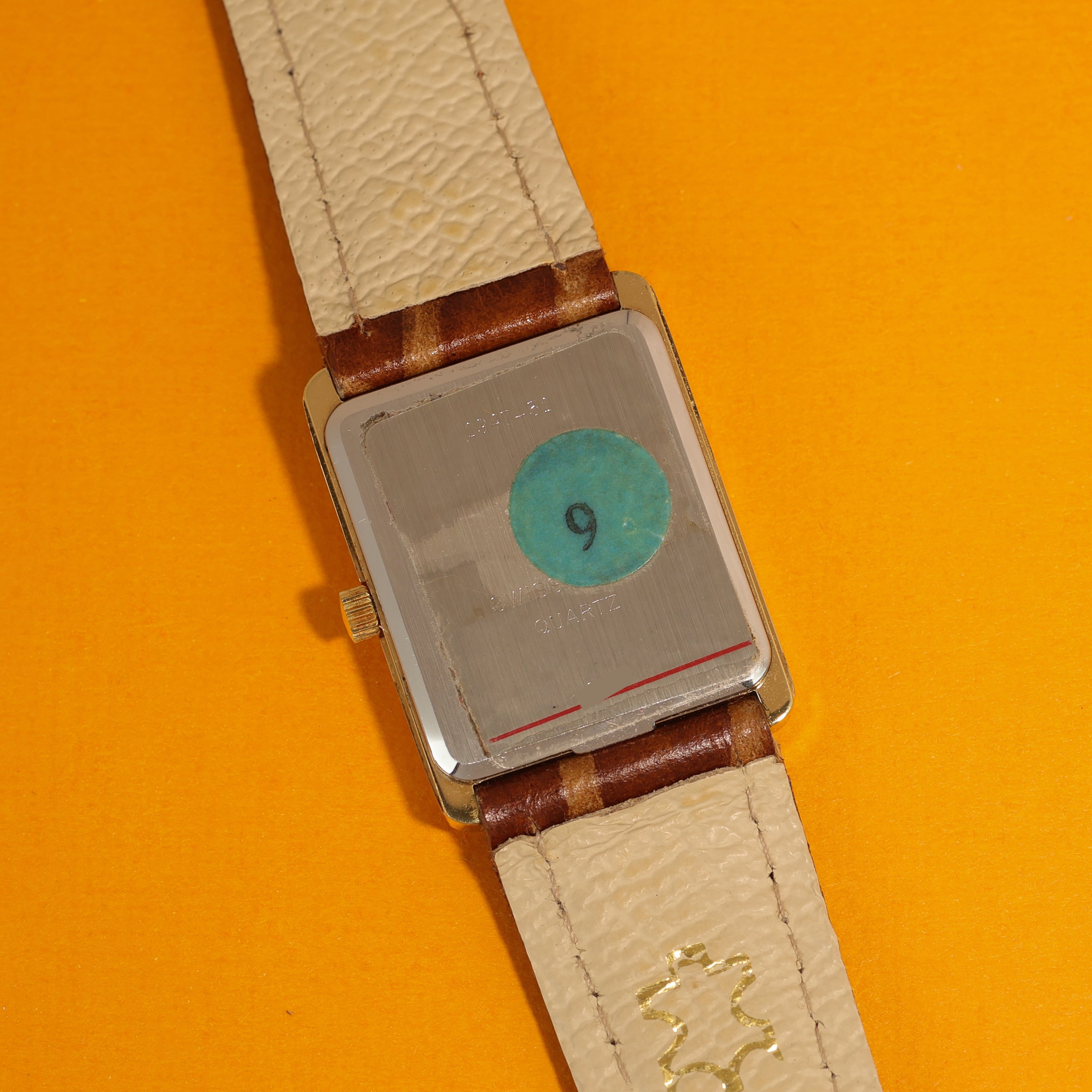 Favre Leuba Tortoise Shell Bullseye Dial Gold Plated