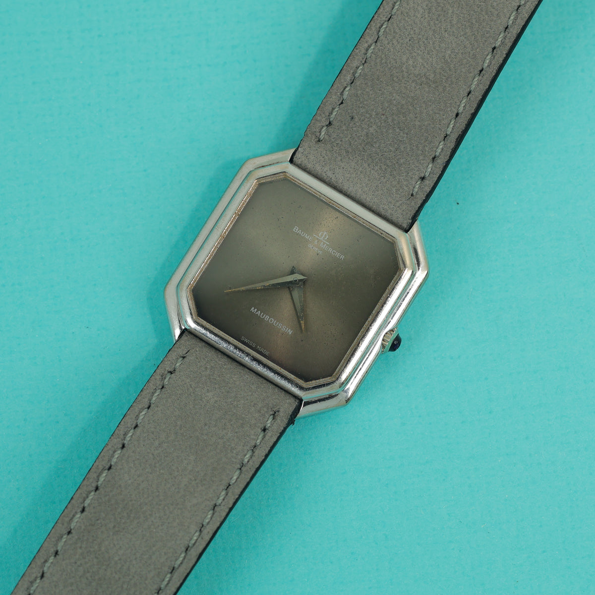 Baume & Mercier Ref. 38260 White Gold Grey 'Mauboussin' Dial