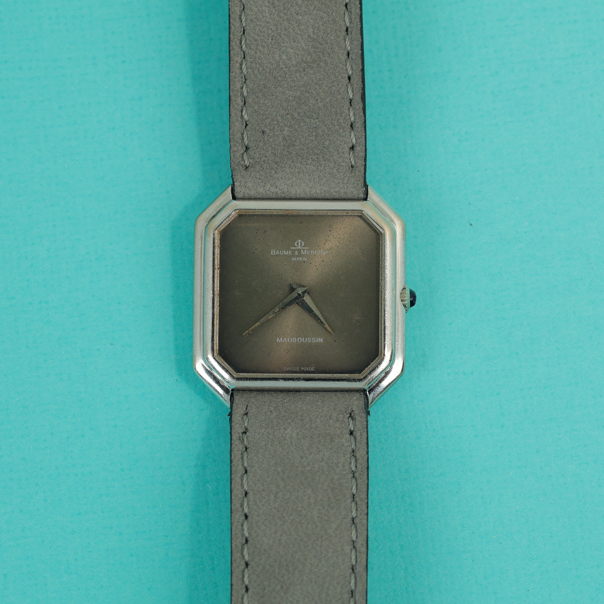 Baume & Mercier Ref. 38260 White Gold Grey 'Mauboussin' Dial