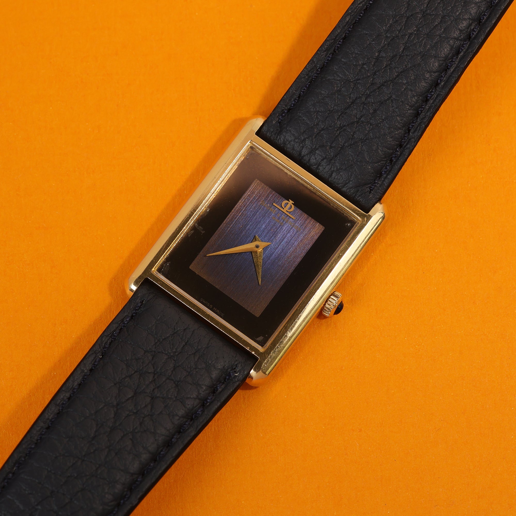Baume & Mercier Rectangular Ref. 37059 Yellow Gold