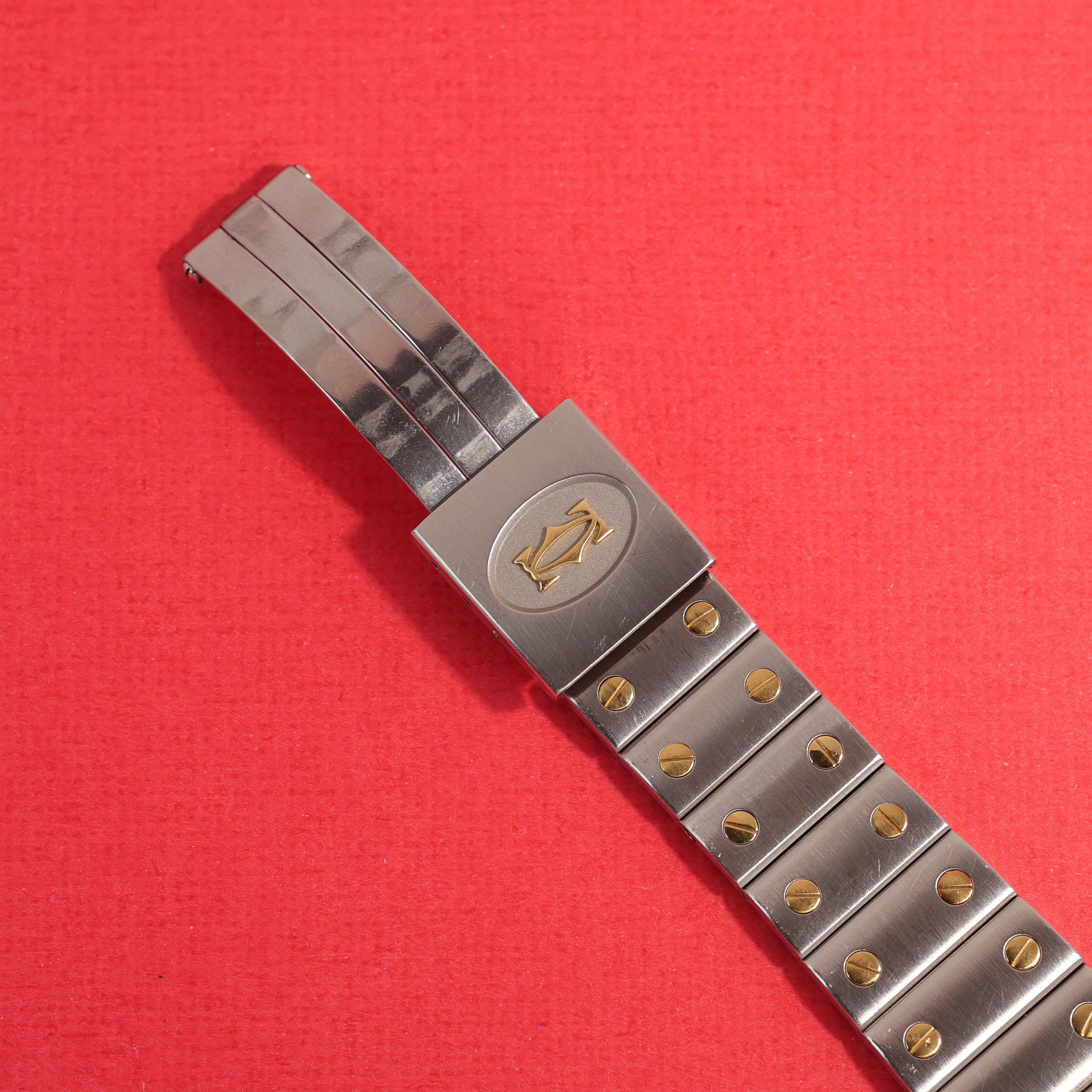 Cartier Santos Ref. 187901 Creamy Dial Steel and Gold