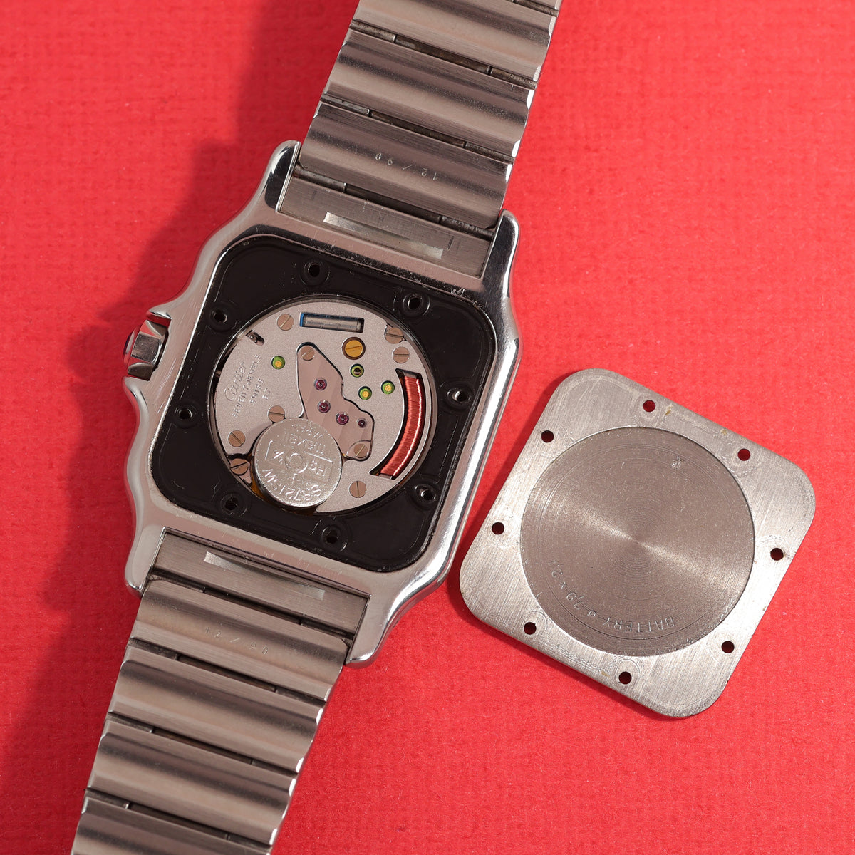 Cartier Santos Ref. 187901 Creamy Dial Steel and Gold