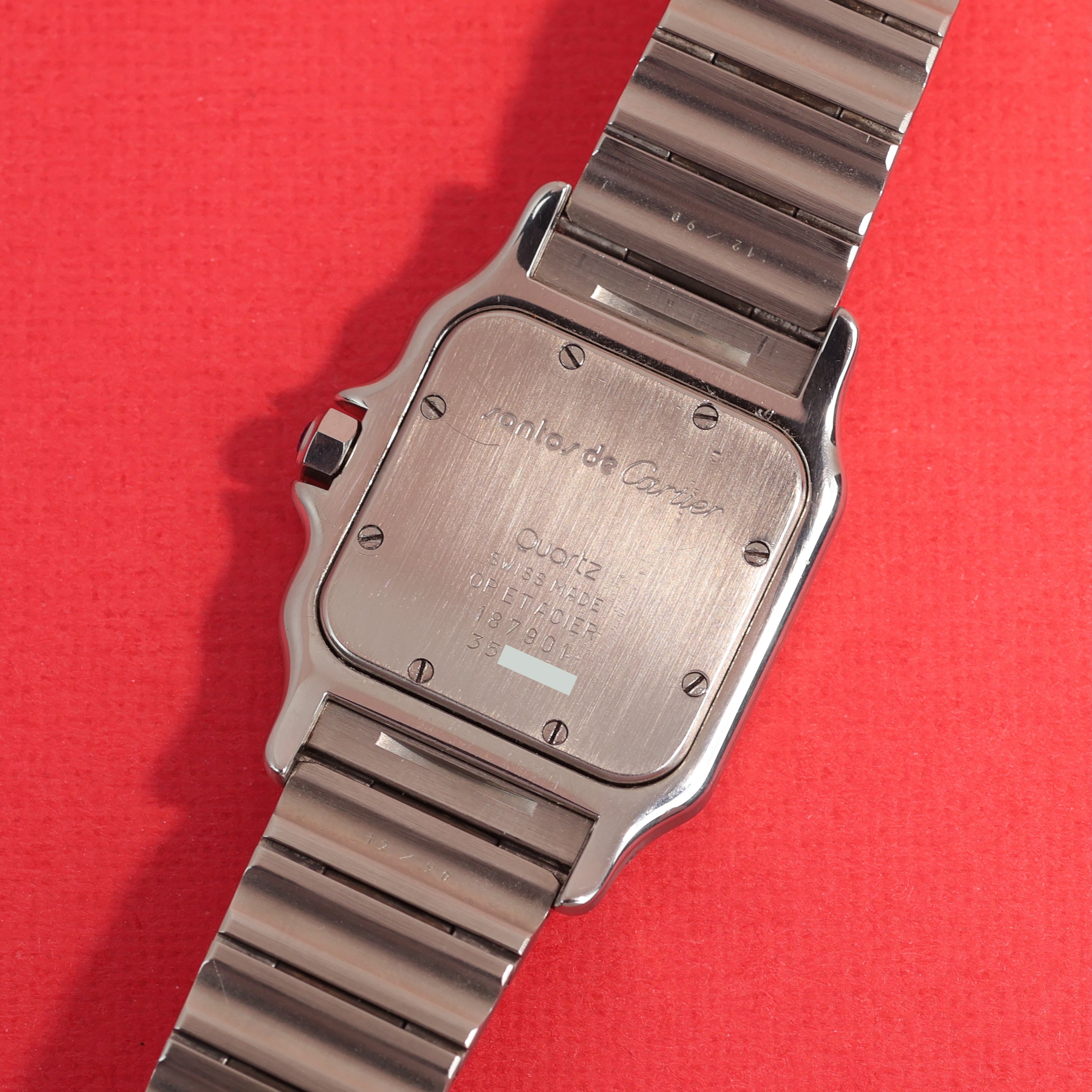 Cartier Santos Ref. 187901 Creamy Dial Steel and Gold