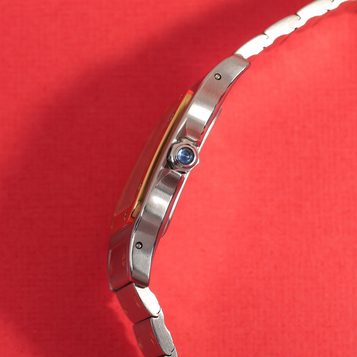 Cartier Santos Ref. 187901 Creamy Dial Steel and Gold