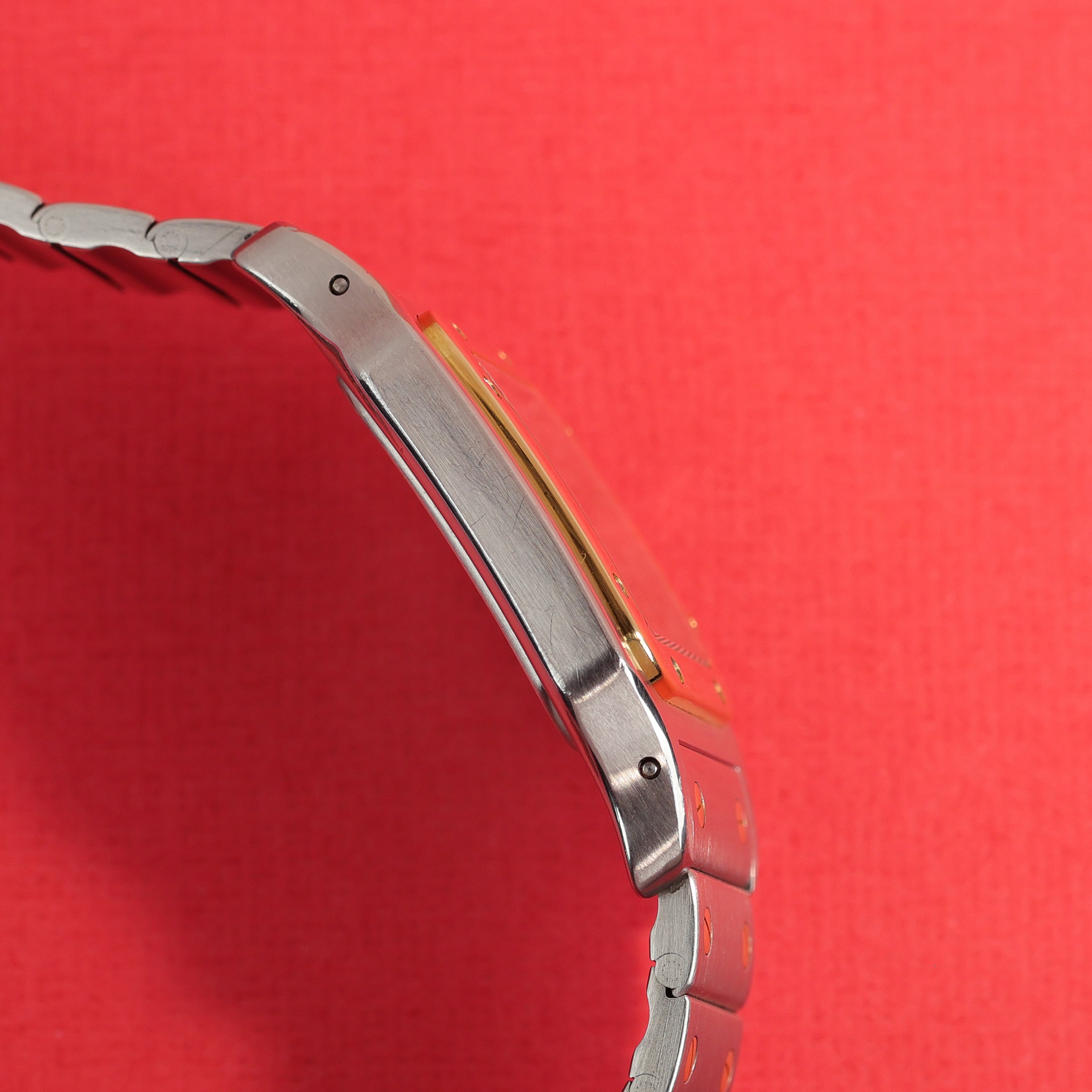 Cartier Santos Ref. 187901 Creamy Dial Steel and Gold