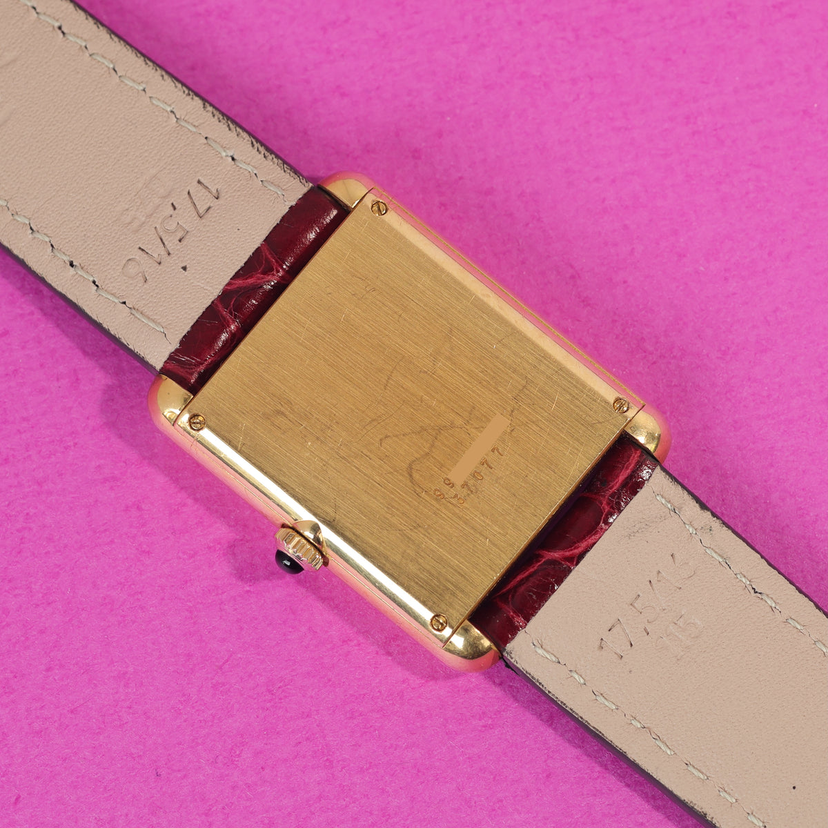 Baume & Mercier Tank Style Ref. 37077 18K Yellow Gold
