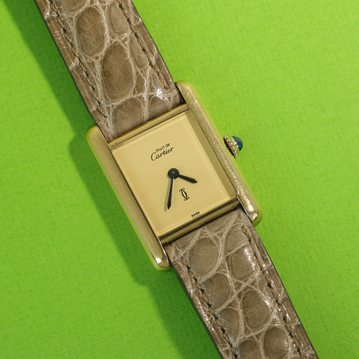 Cartier Tank Must Small 'Lemon' Dial