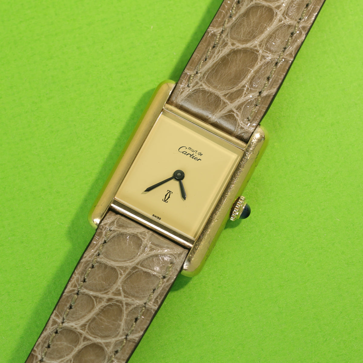 Cartier Tank Must Small 'Lemon' Dial