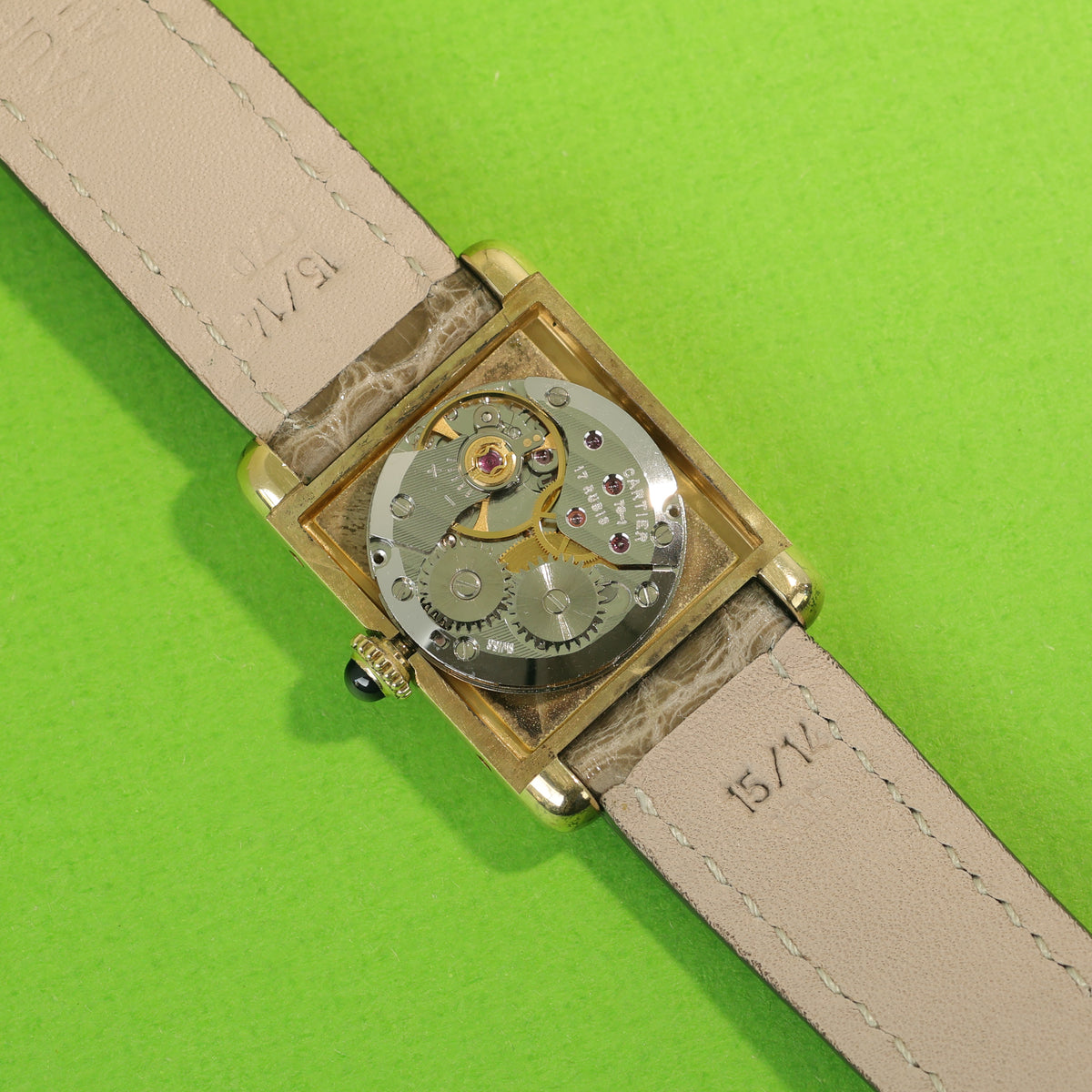 Cartier Tank Must Small 'Lemon' Dial