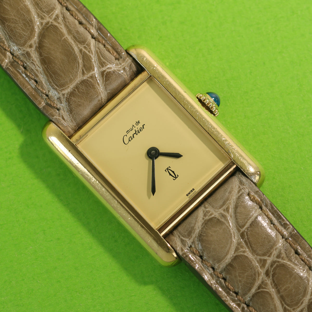 Cartier Tank Must Small 'Lemon' Dial