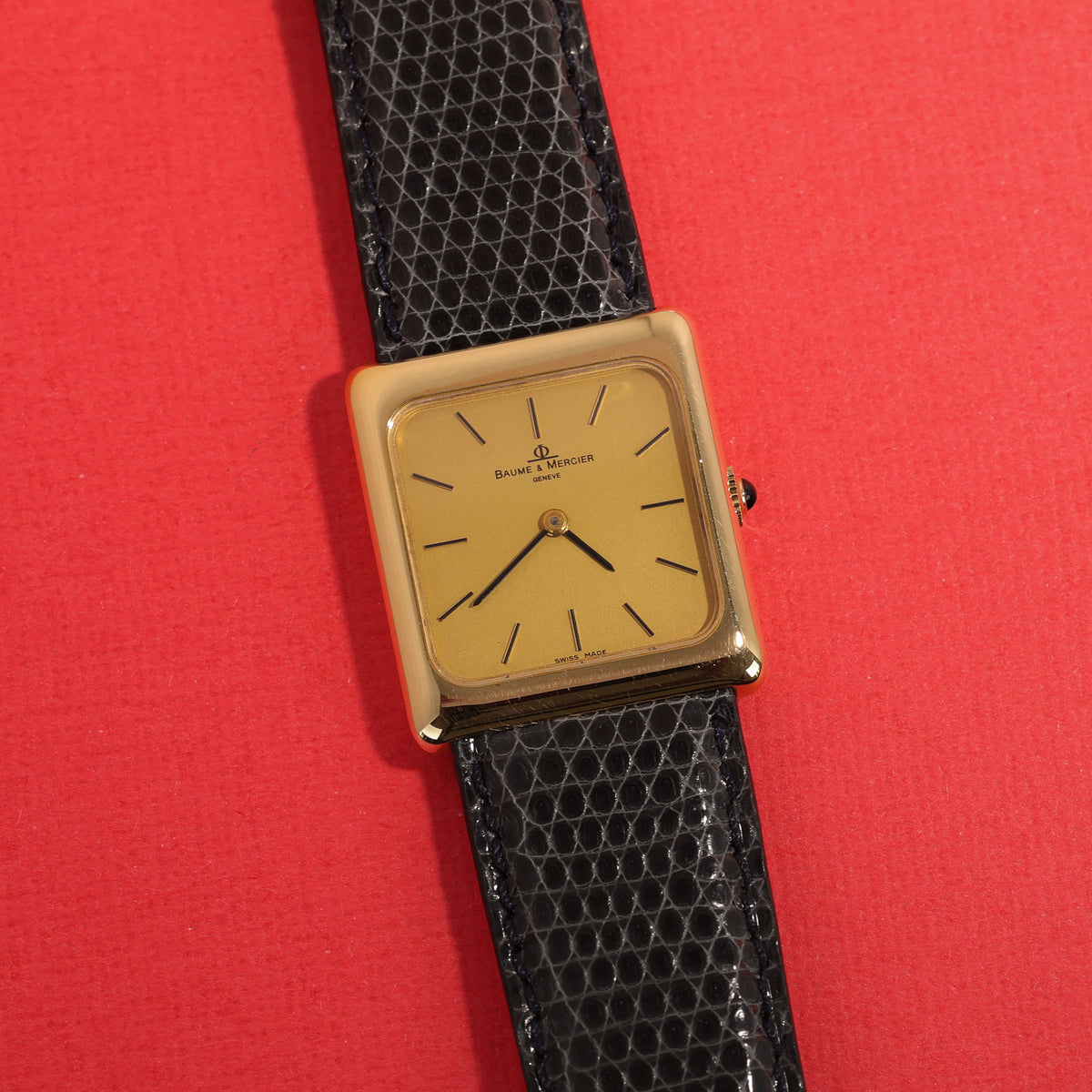Baume & Mercier Squared Ref. 37236 18K Yellow Gold