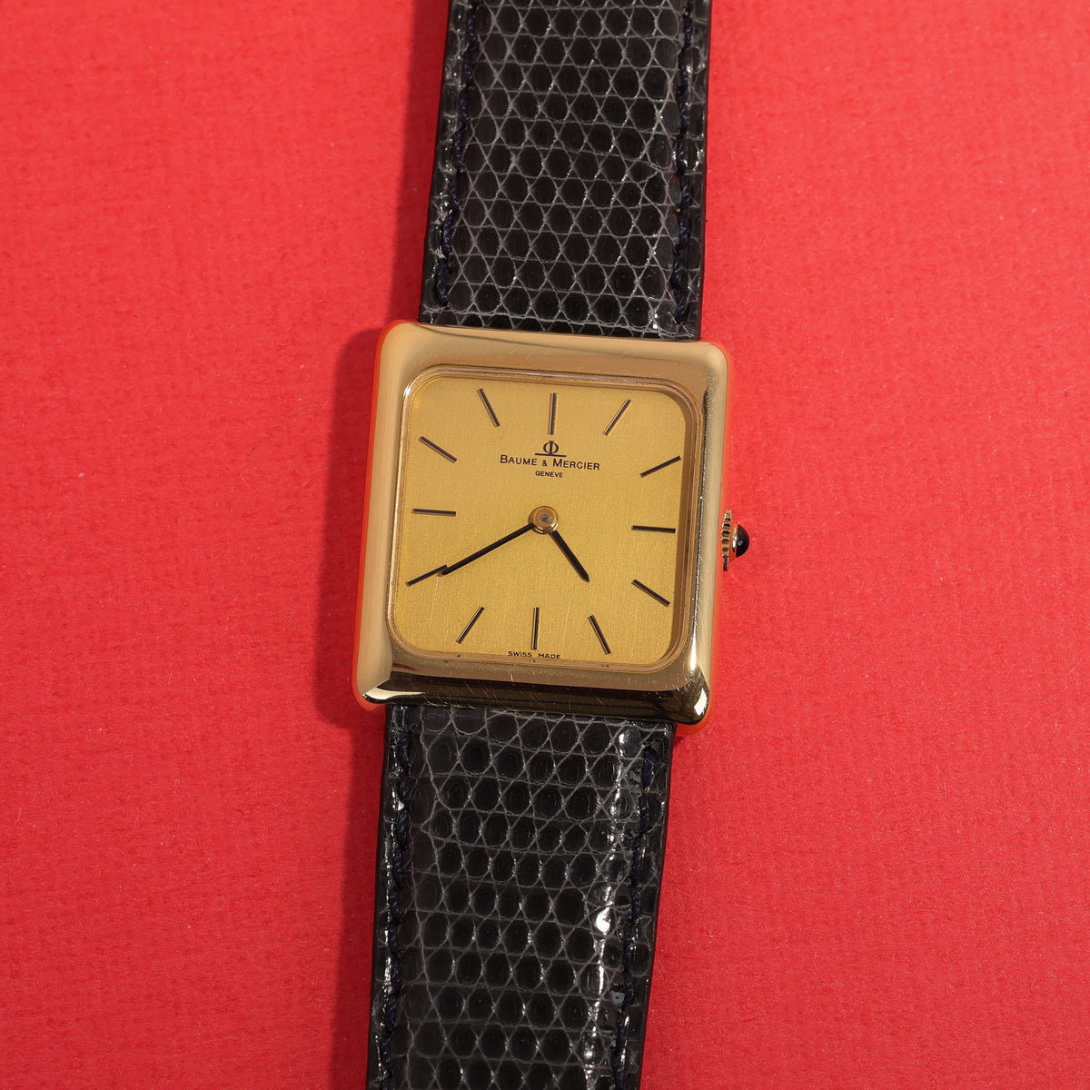 Baume & Mercier Squared Ref. 37236 18K Yellow Gold