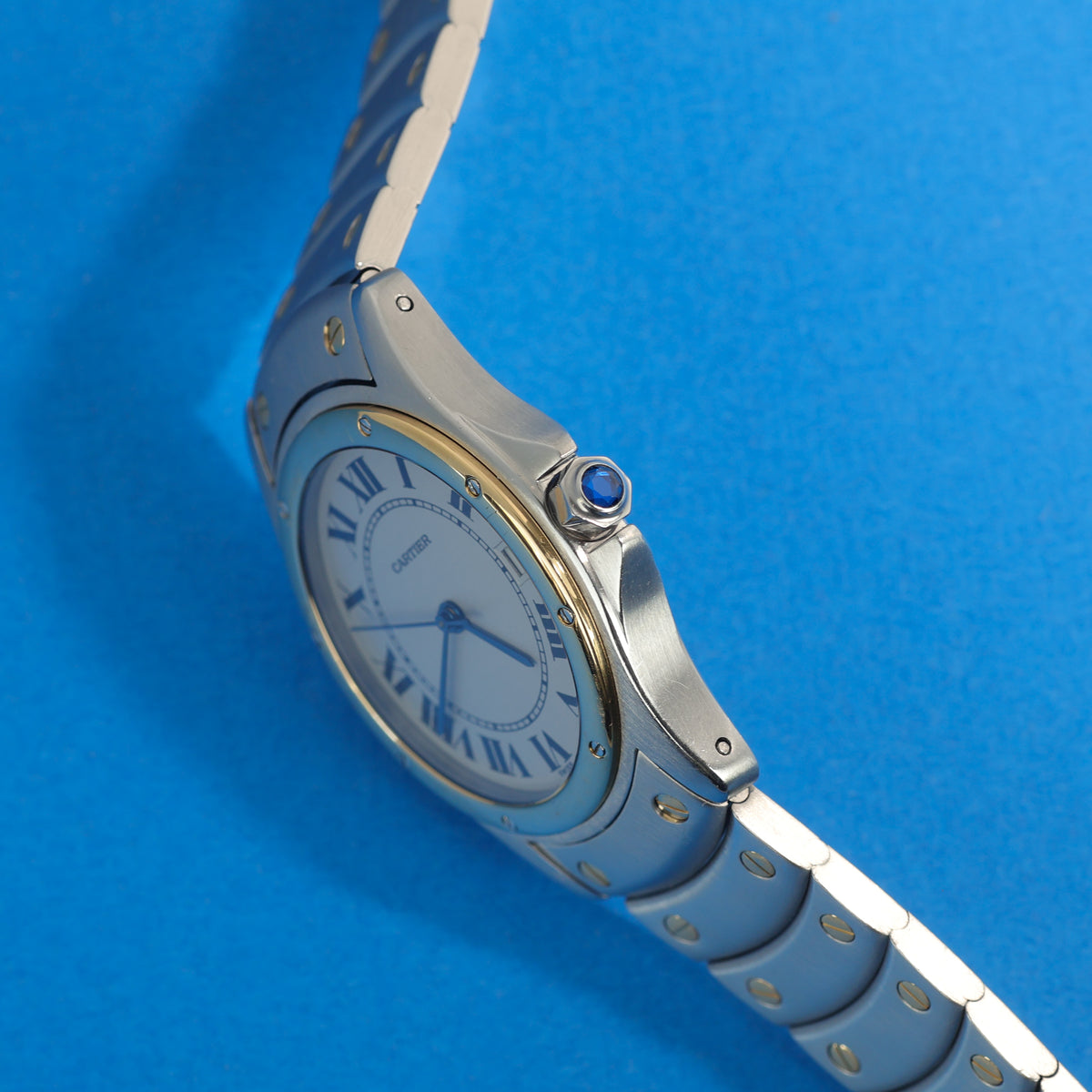 Cartier Santos Ronde Ref. 1910 Steel and Gold