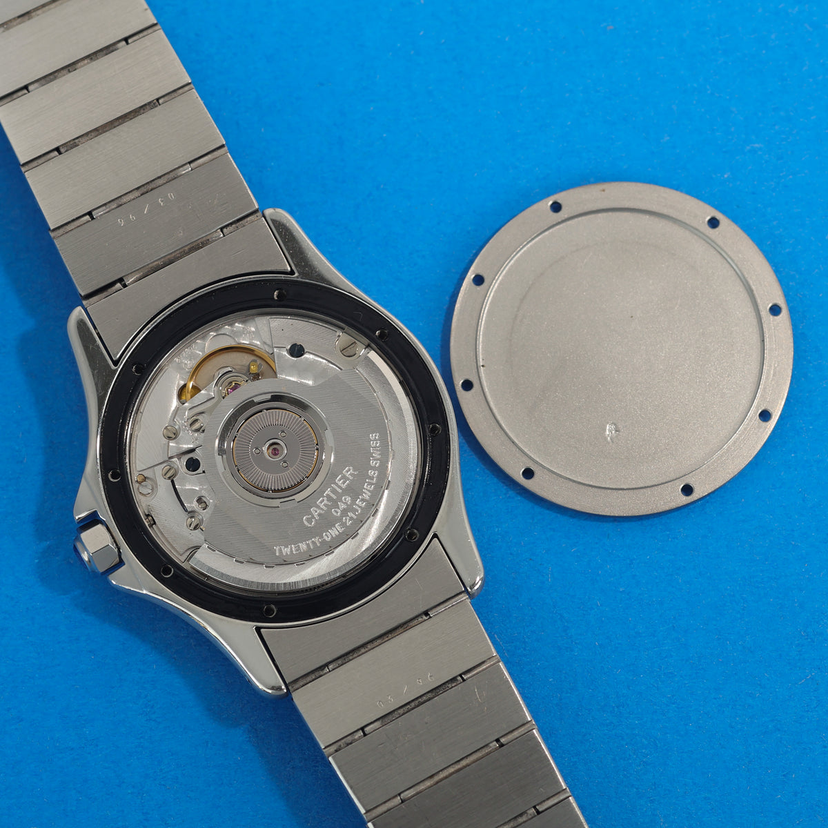 Cartier Santos Ronde Ref. 1910 Steel and Gold