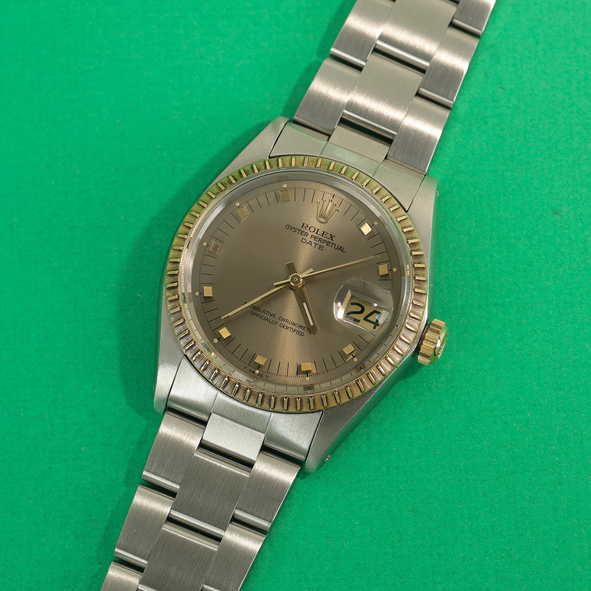 Rolex Oyster Perpetual Date Ref. 1505 Taupe Dial