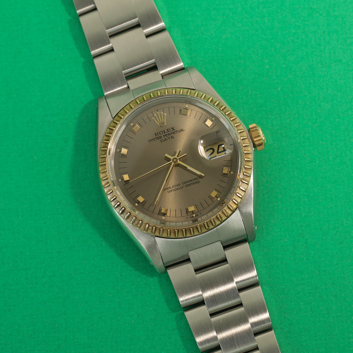 Rolex Oyster Perpetual Date Ref. 1505 Taupe Dial