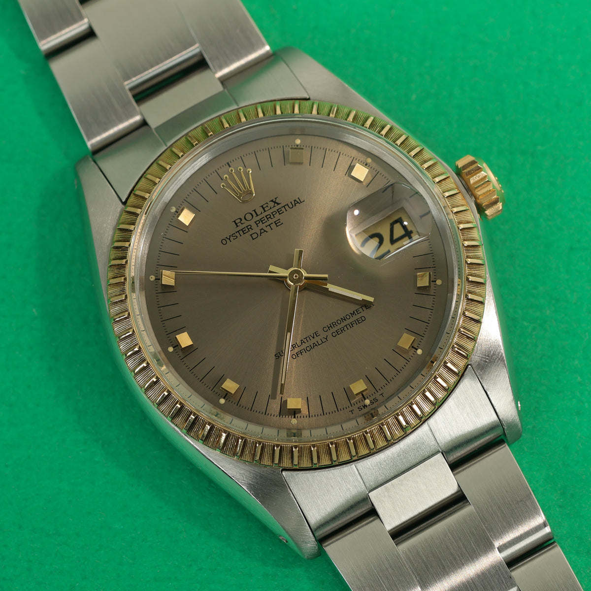 Rolex Oyster Perpetual Date Ref. 1505 Taupe Dial
