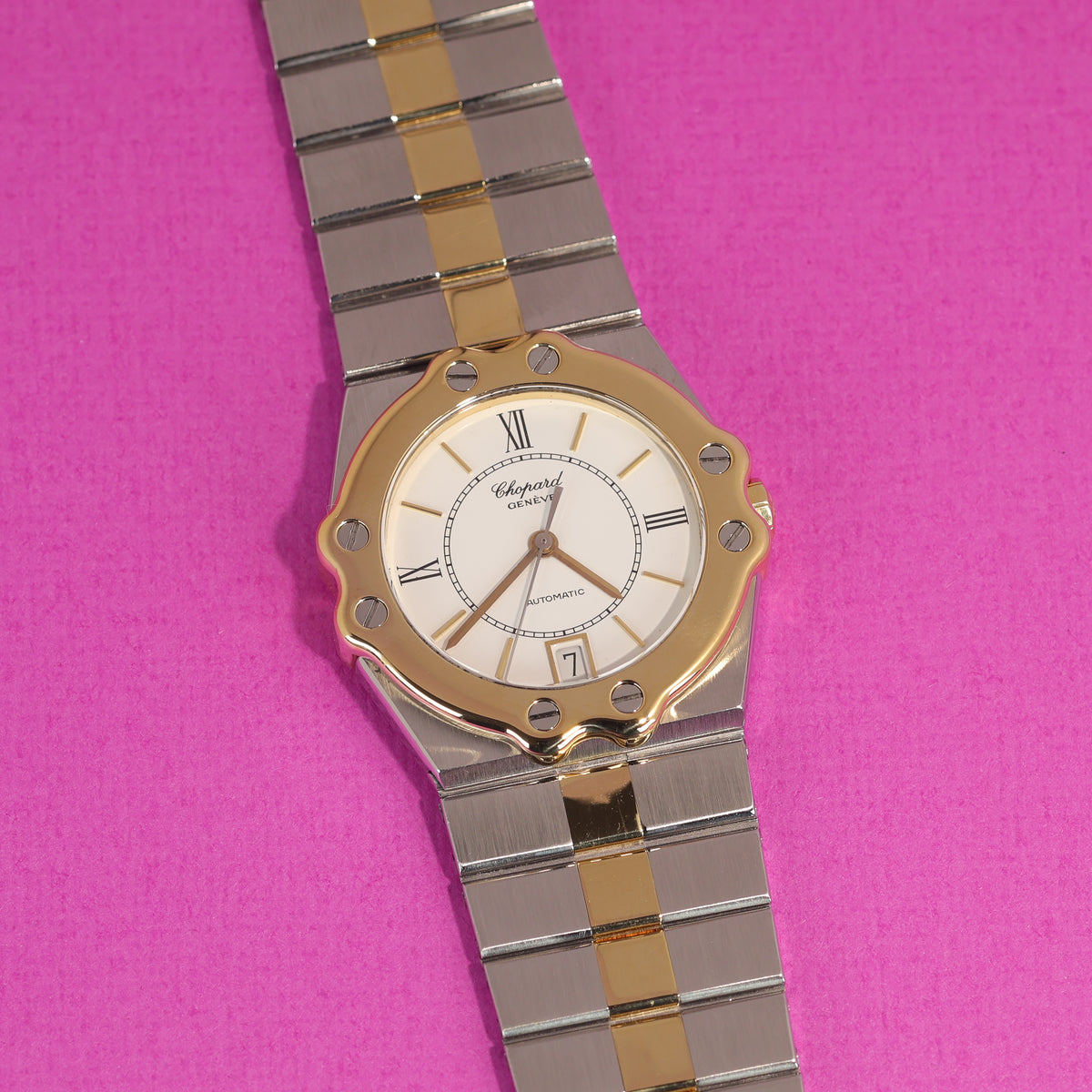 Chopard St. Moritz Ref. 8183 Steel and Gold Automatic
