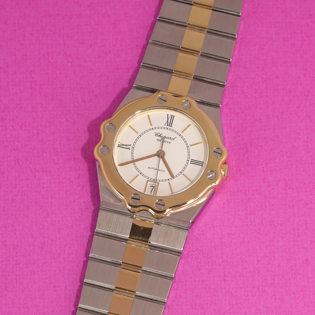 Chopard St. Moritz Ref. 8183 Steel and Gold Automatic