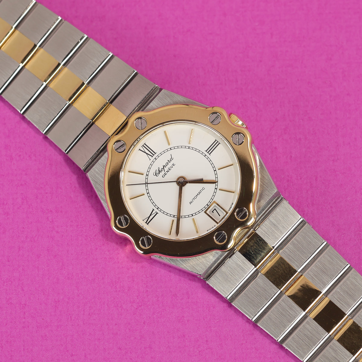 Chopard St. Moritz Ref. 8183 Steel and Gold Automatic