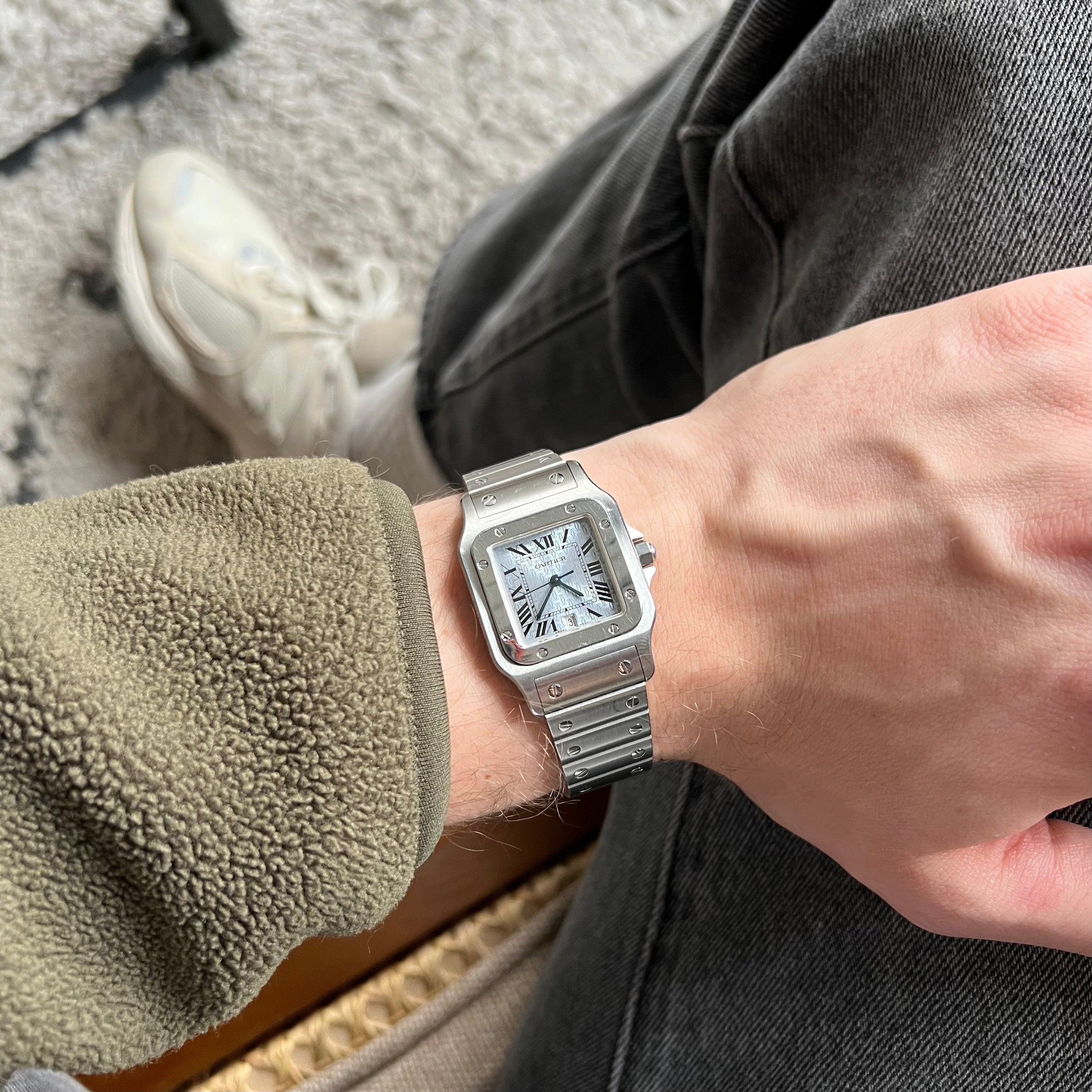 Cartier Santos Ref. 1564 Limited Ice Blue Dial