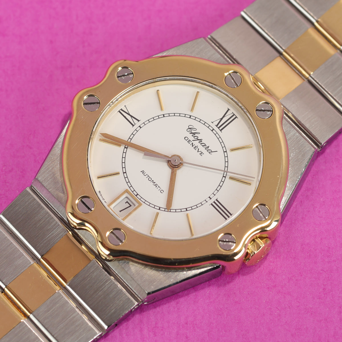 Chopard St. Moritz Ref. 8183 Steel and Gold Automatic