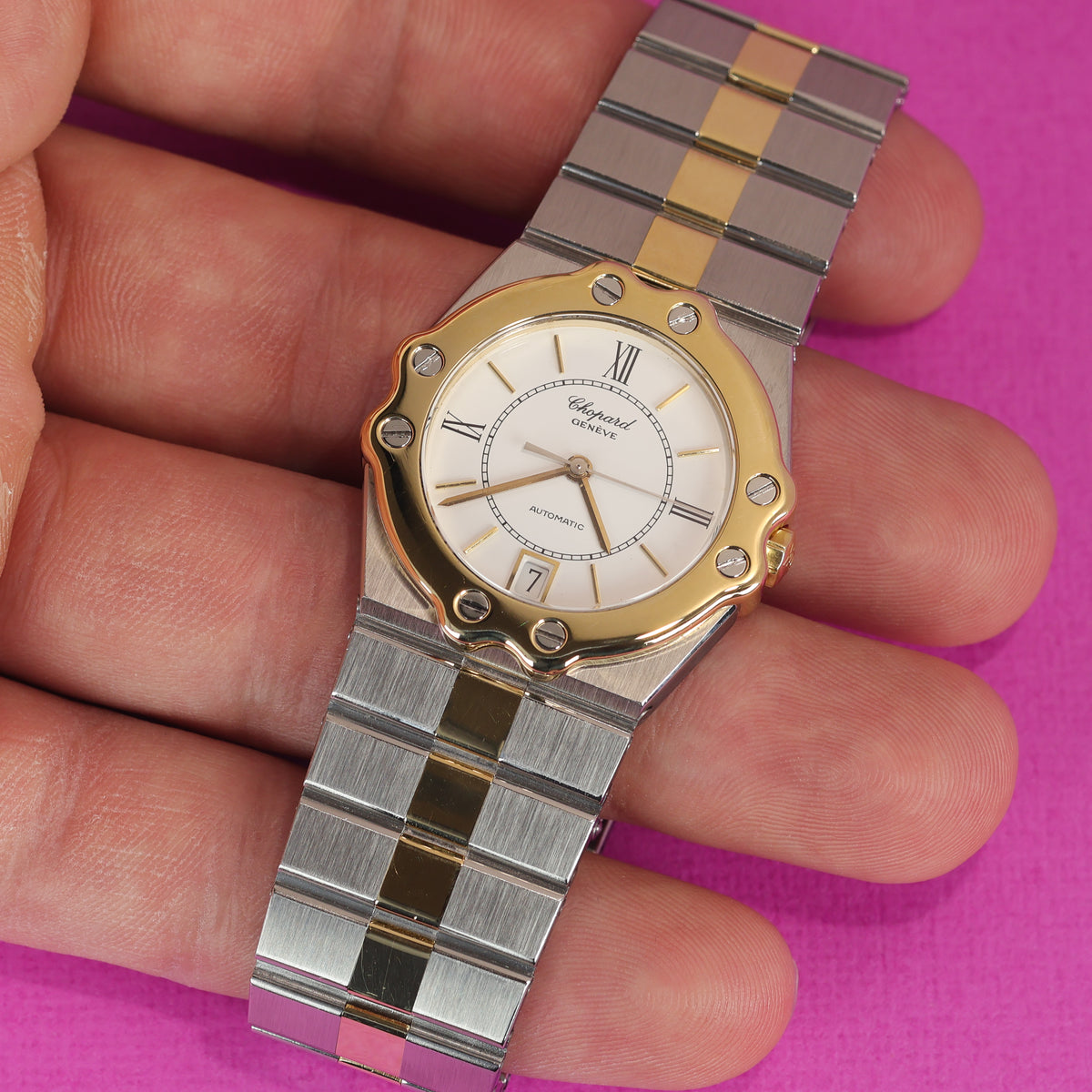 Chopard St. Moritz Ref. 8183 Steel and Gold Automatic