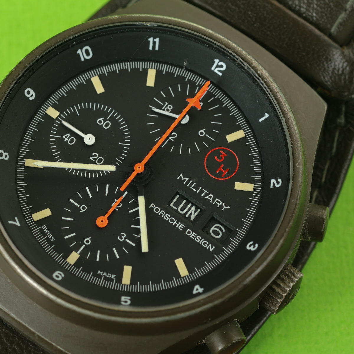 Orfina Porsche Design Ref. 7177 Military Green