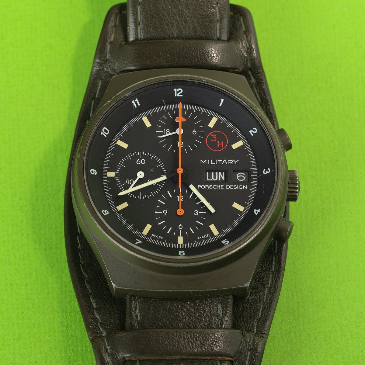 Orfina Porsche Design Ref. 7177 Military Green