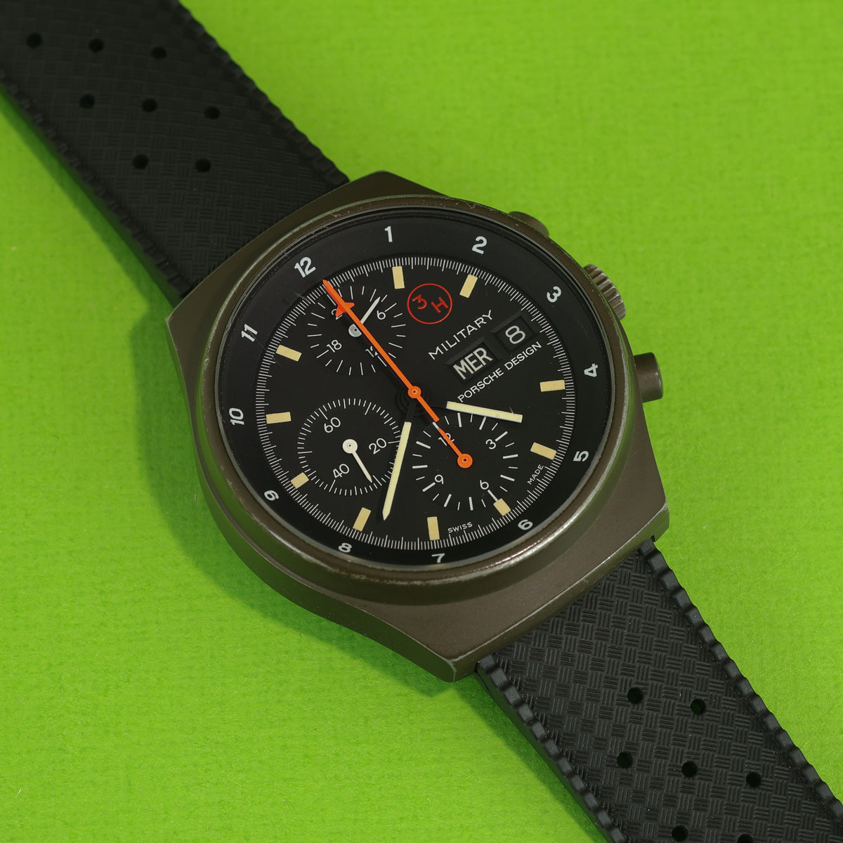 Orfina Porsche Design Ref. 7177 Military Green