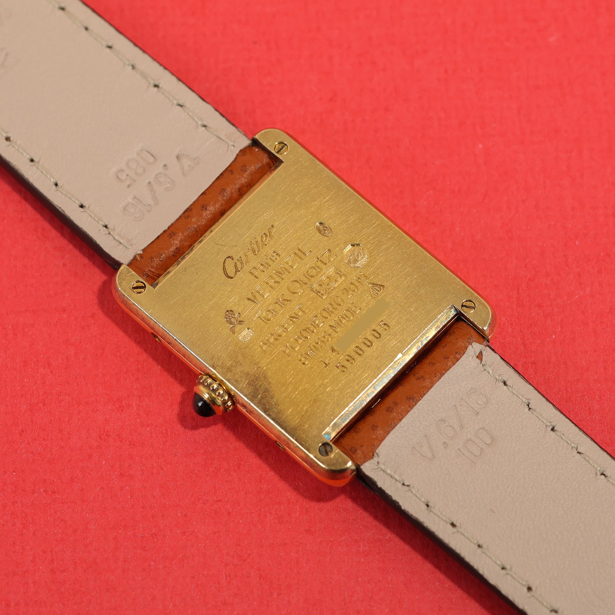 Cartier Tank Must Ref. 590005 White Trinity Dial