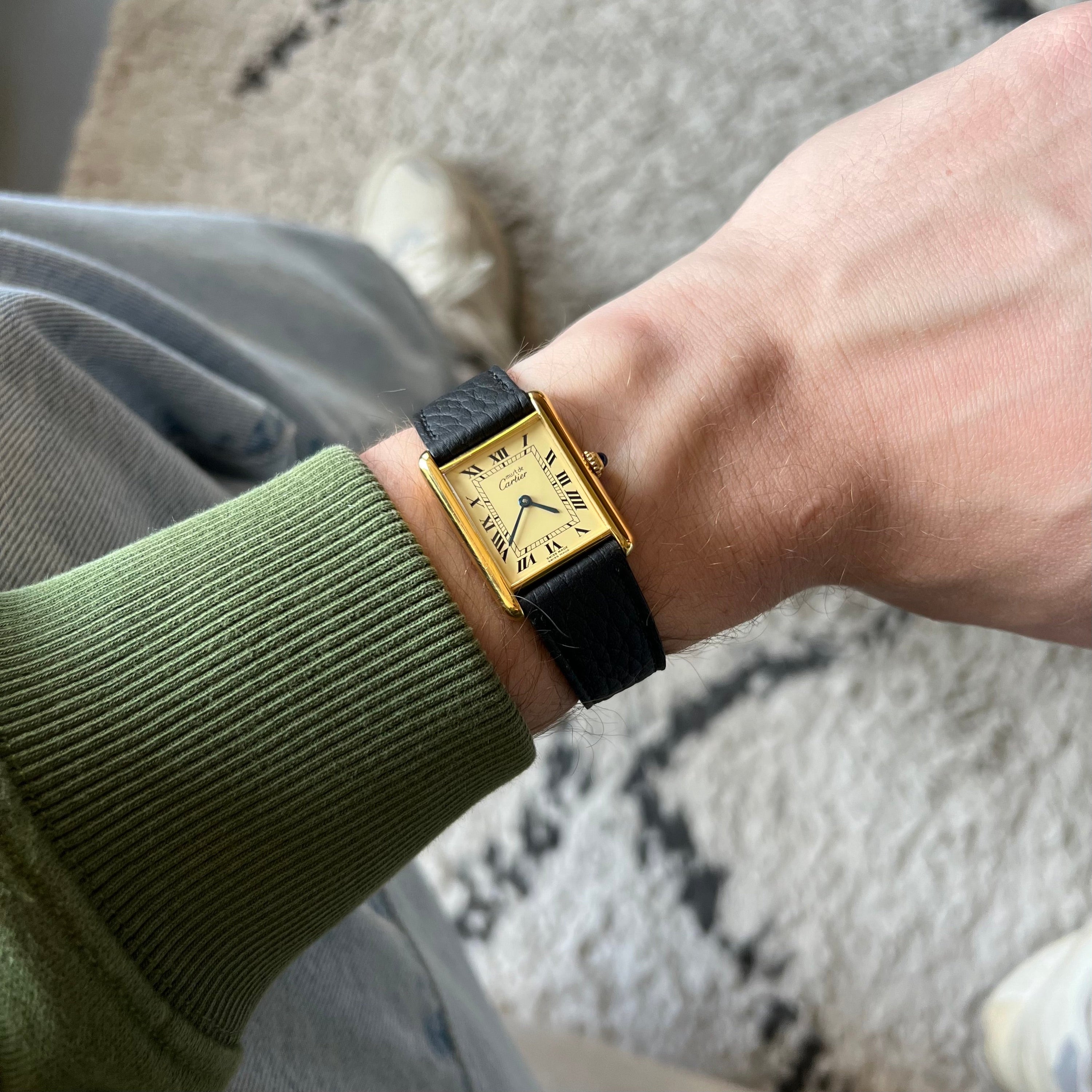 Cartier Must Tank Ref. 590005 Ivory Roman Dial