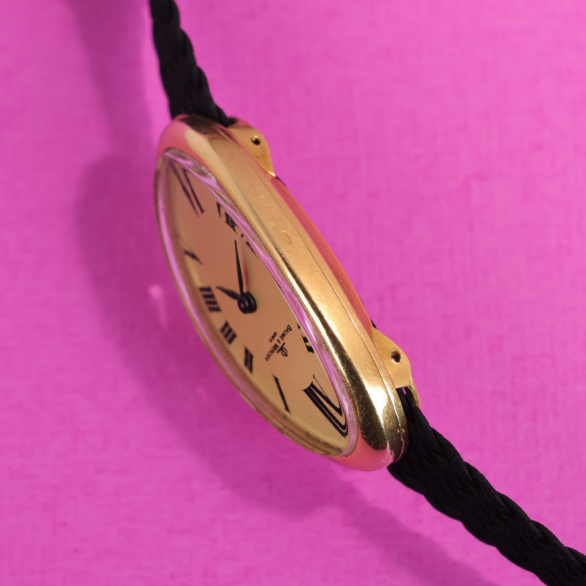 Baume & Mercier 'Baignoire' Style Ref. 38261 18K Yellow Gold