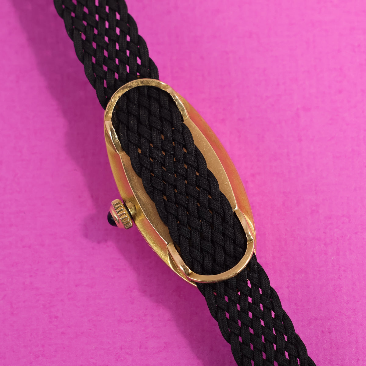 Baume & Mercier 'Baignoire' Style Ref. 38261 18K Yellow Gold