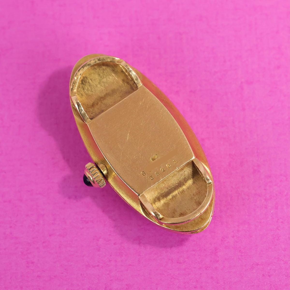 Baume & Mercier 'Baignoire' Style Ref. 38261 18K Yellow Gold
