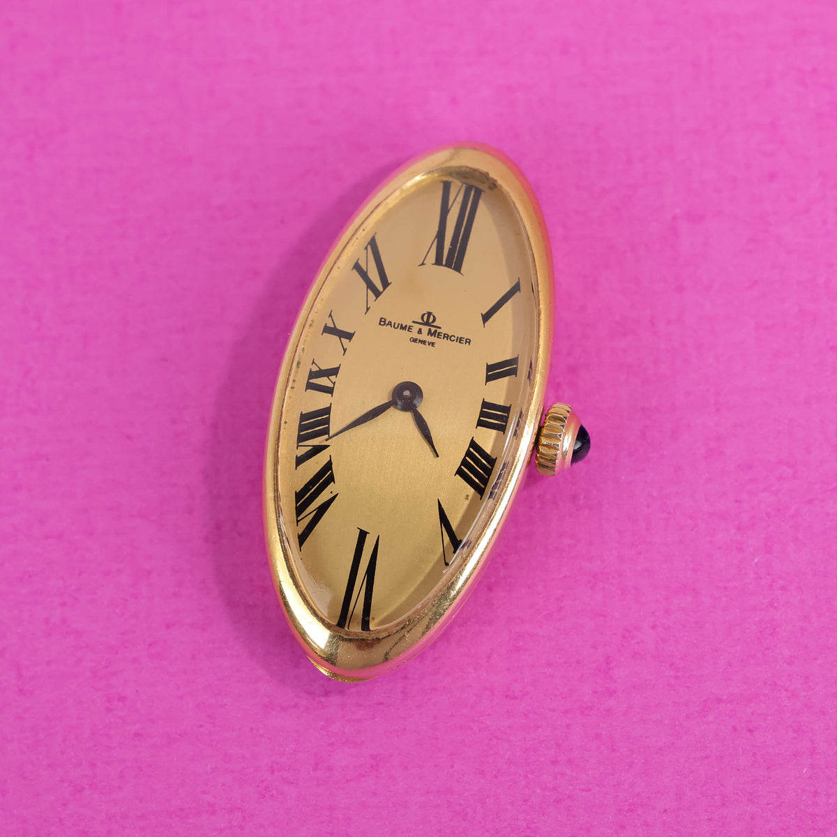Baume & Mercier 'Baignoire' Style Ref. 38261 18K Yellow Gold