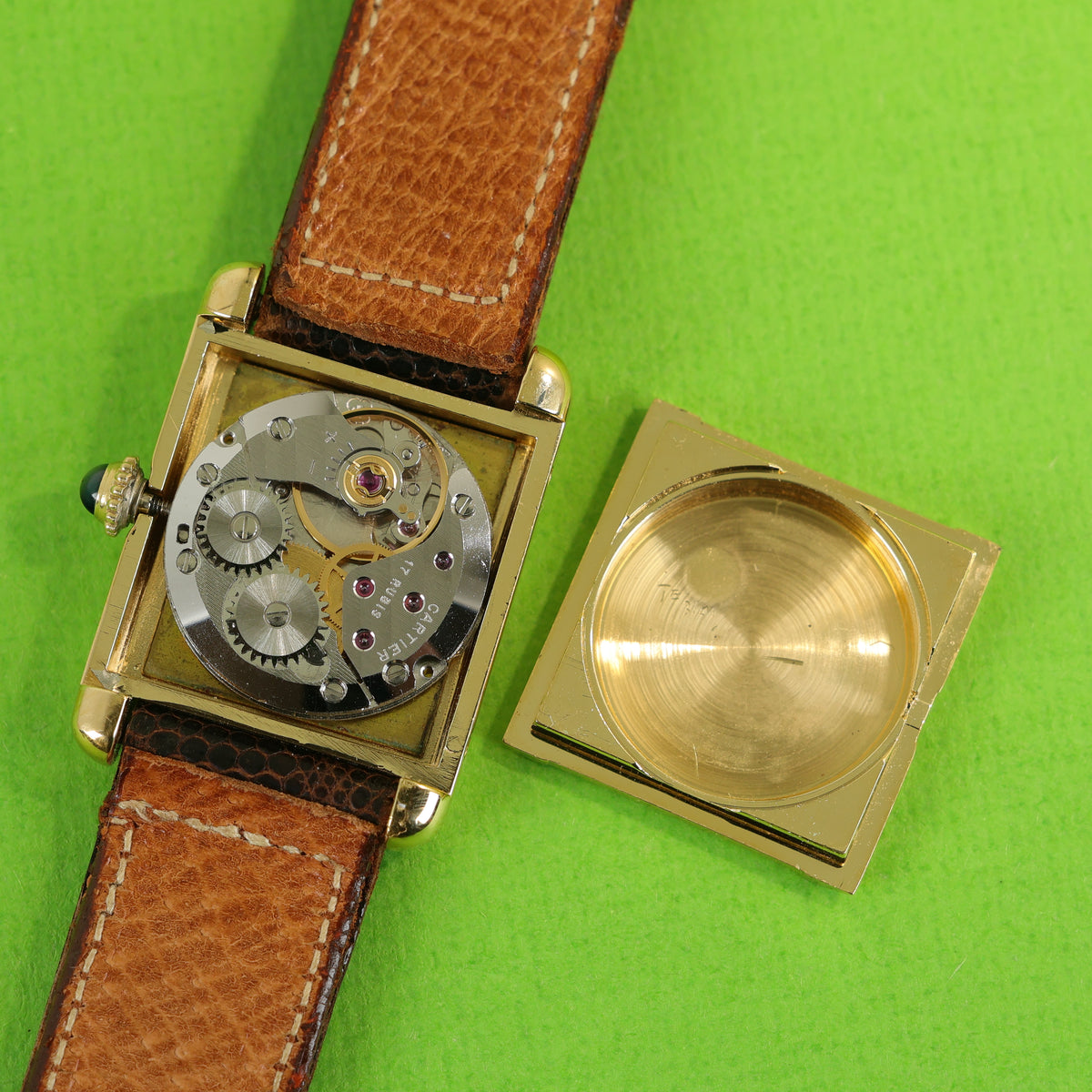 Cartier Tank Must Small Brown 'Tortoise Shell' Dial