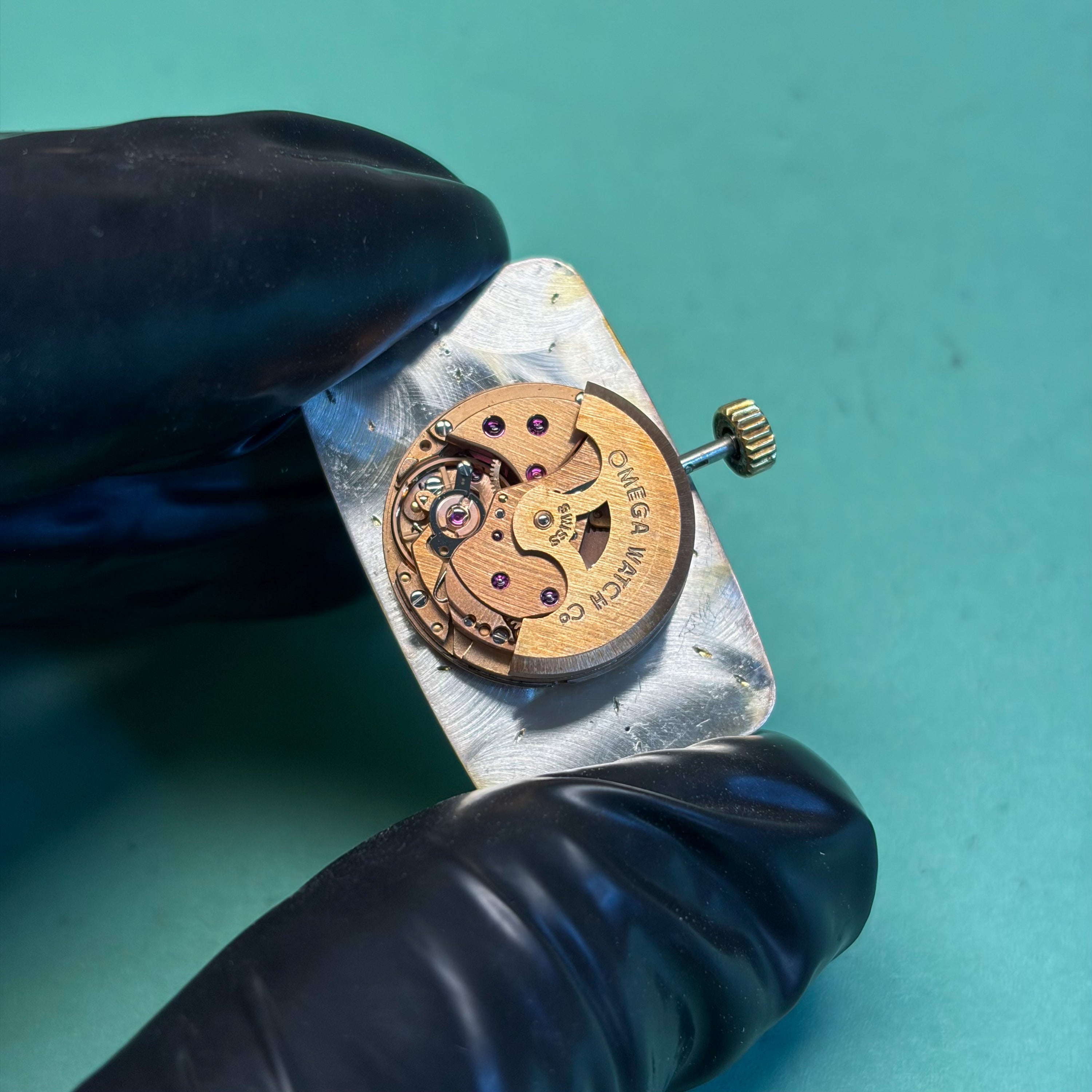 Omega De Ville Ref. 156.0001 Gold Plated With Original Papers