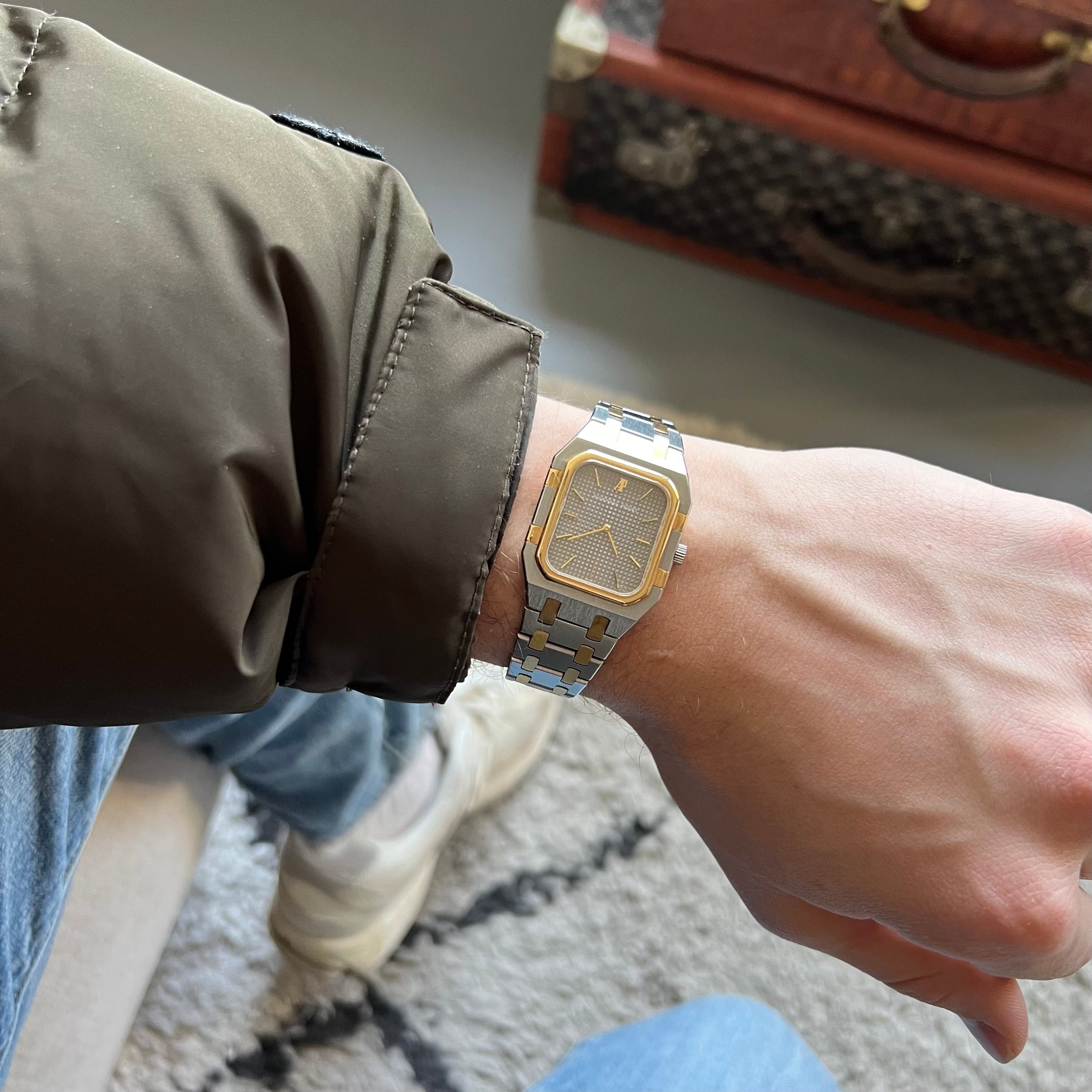 Audemars Piguet Royal Oak Ref. 6009SA Rectangular Quartz Grey Dial