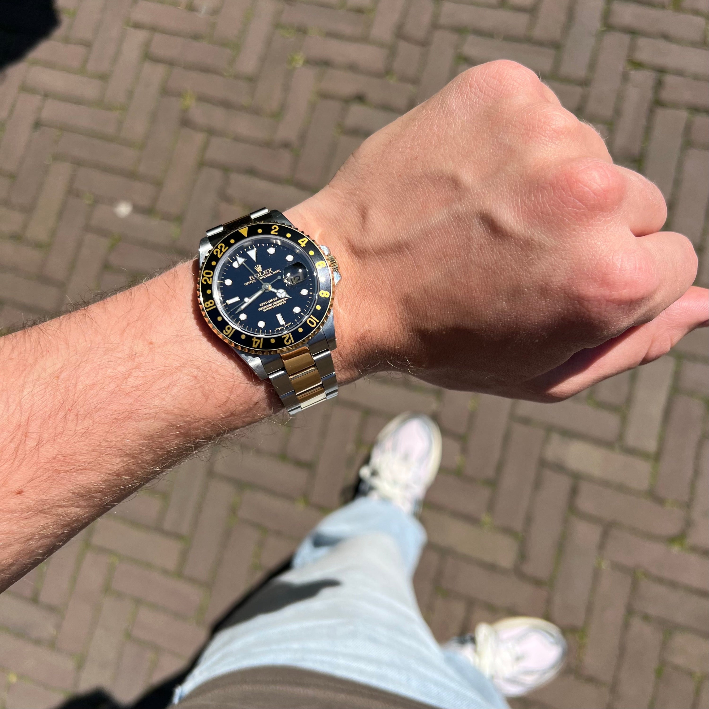 Rolex GMT Master II Ref. 16713LN Box and Papers