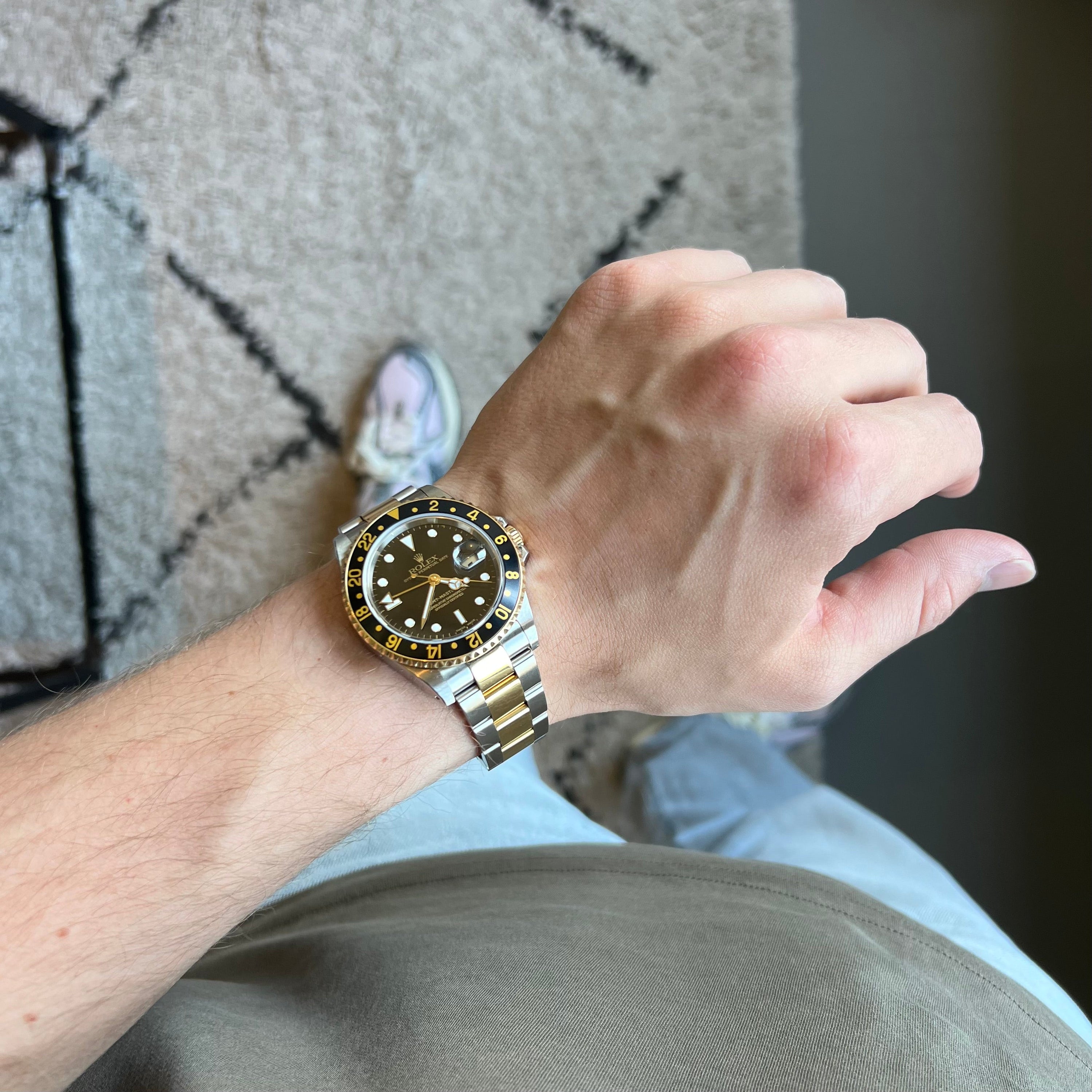 Rolex GMT Master II Ref. 16713LN Box and Papers