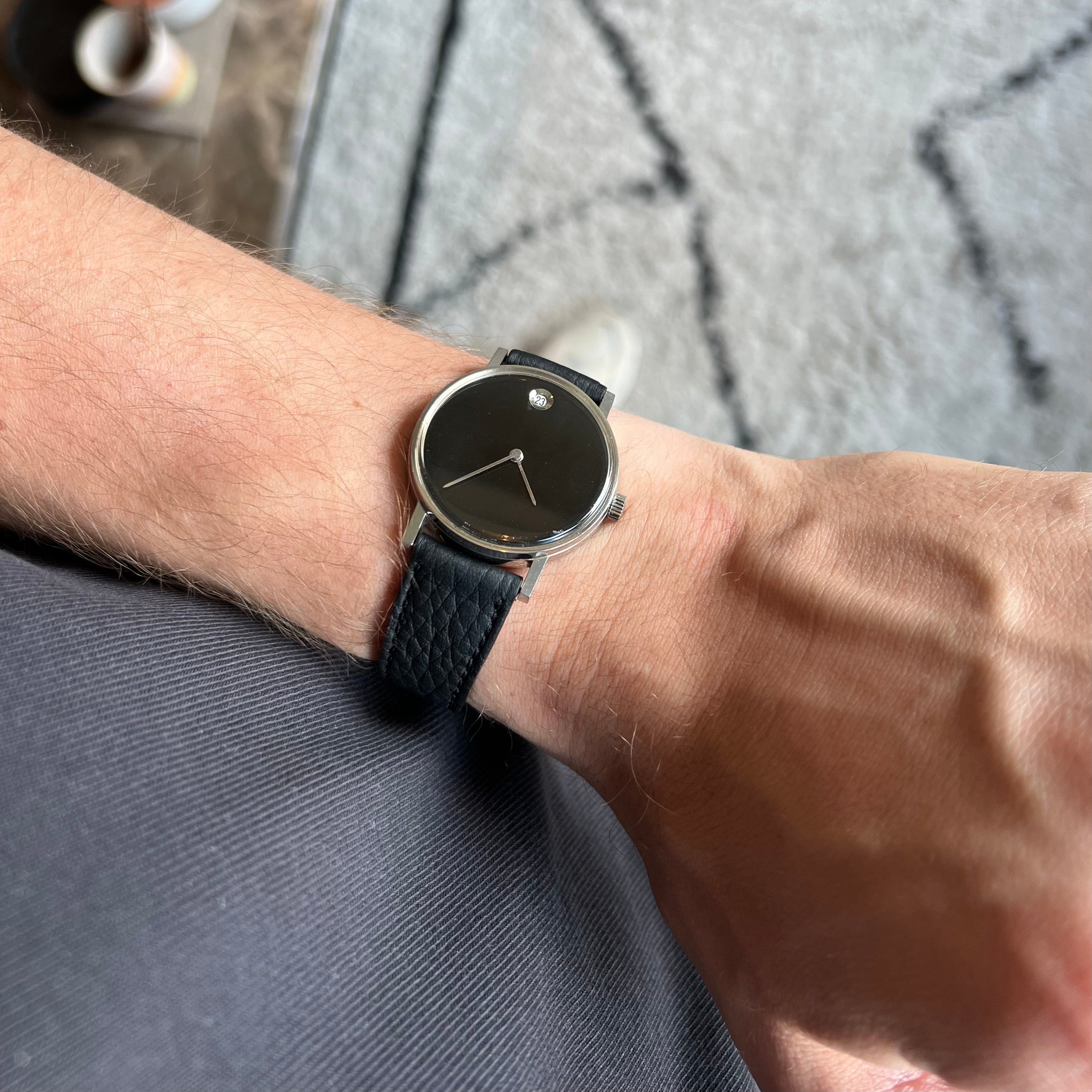 Movado Museum Dresswatch Ref. 01-0060-257 Zenith Movement