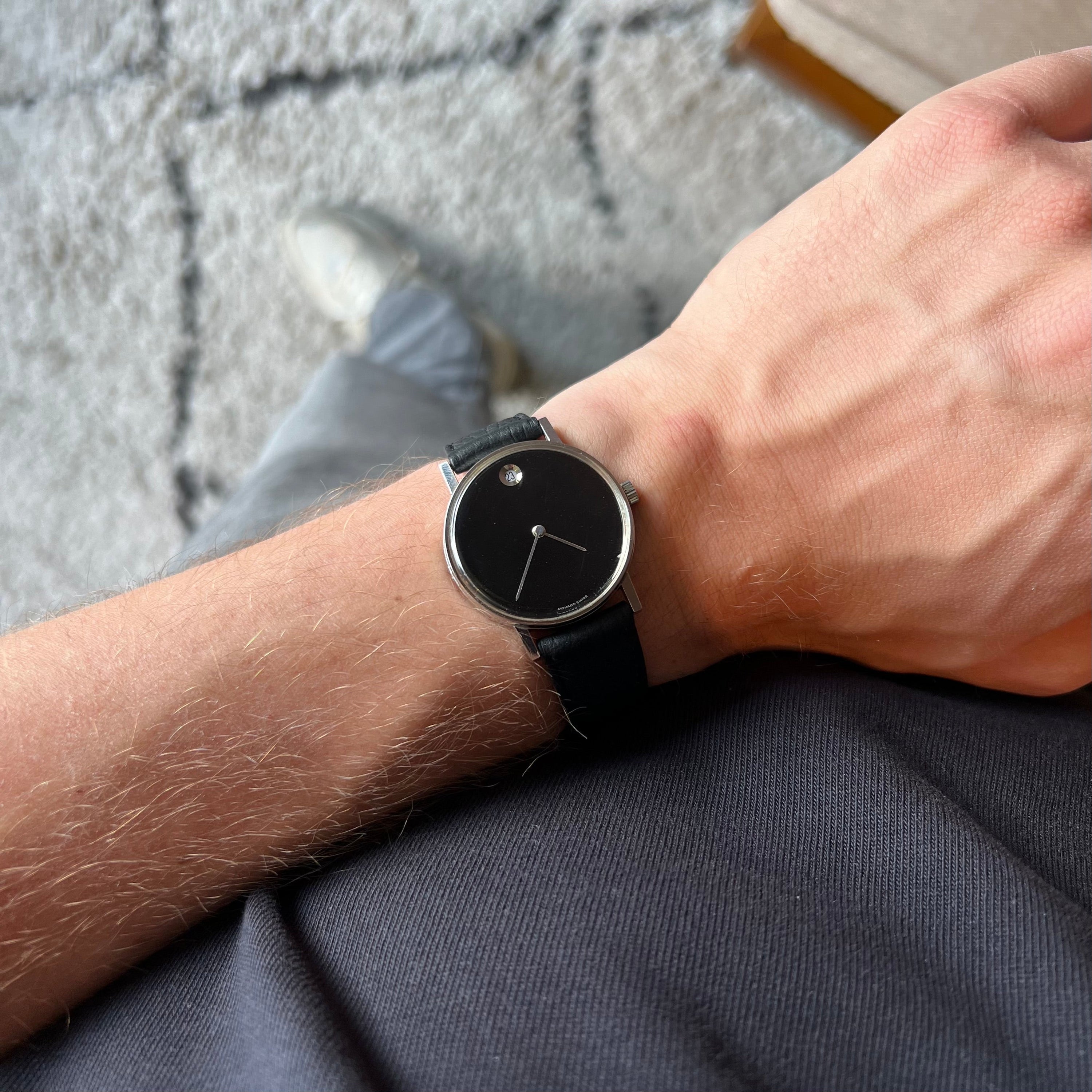 Movado Museum Dresswatch Ref. 01-0060-257 Zenith Movement