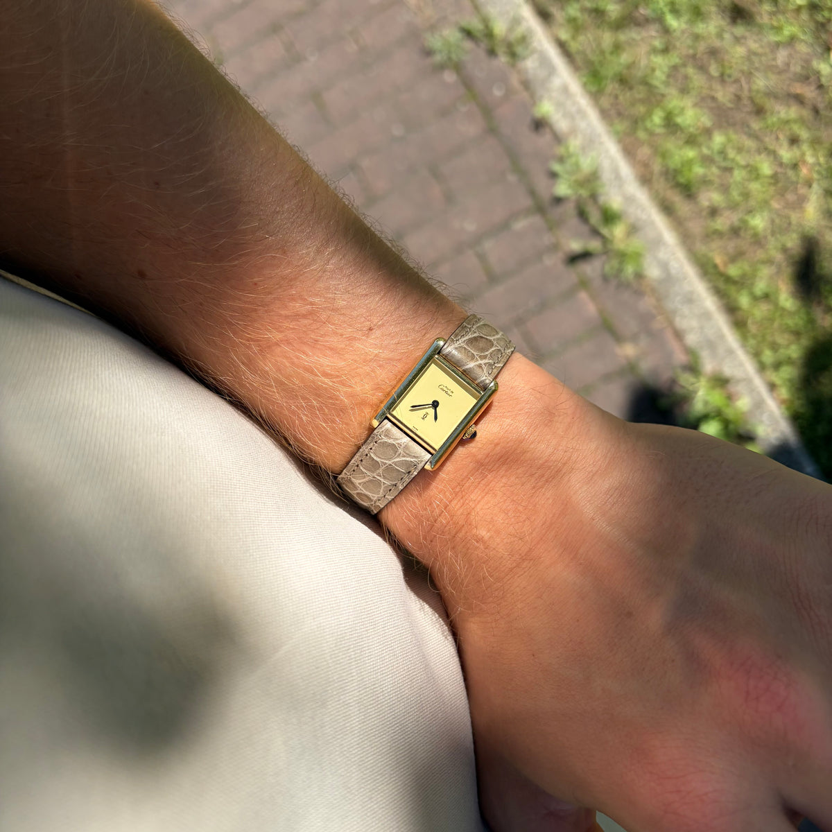 Cartier Tank Must Small 'Lemon' Dial