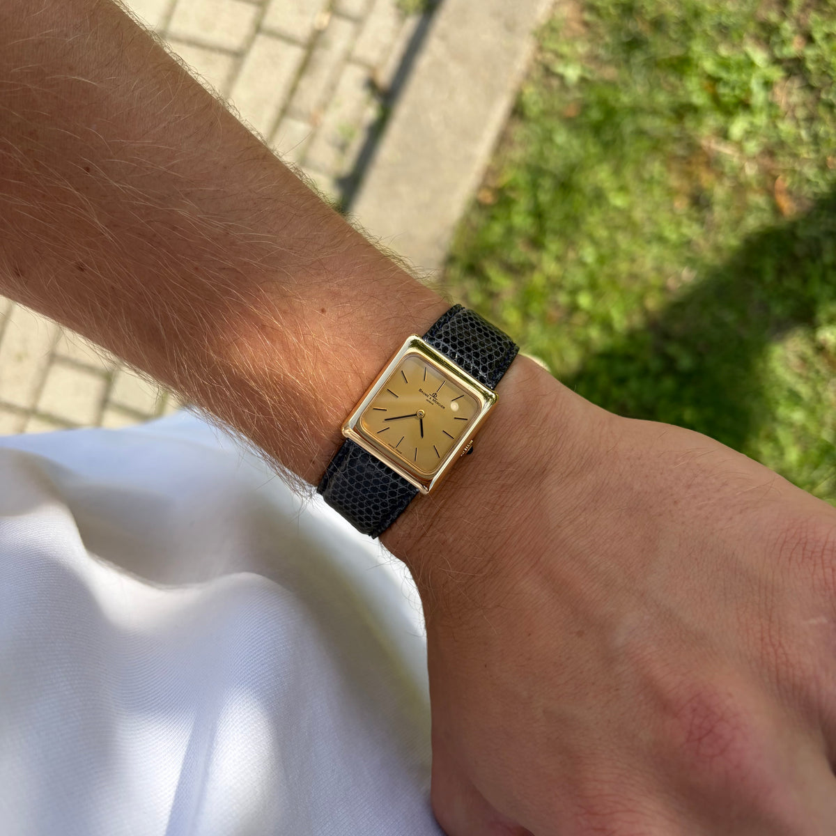 Baume & Mercier Squared Ref. 37236 18K Yellow Gold