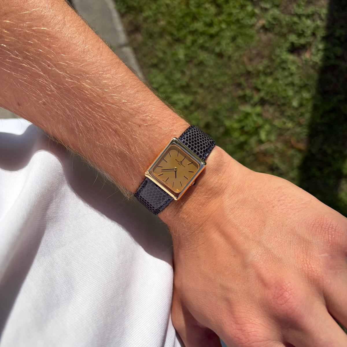 Baume & Mercier Squared Ref. 37236 18K Yellow Gold